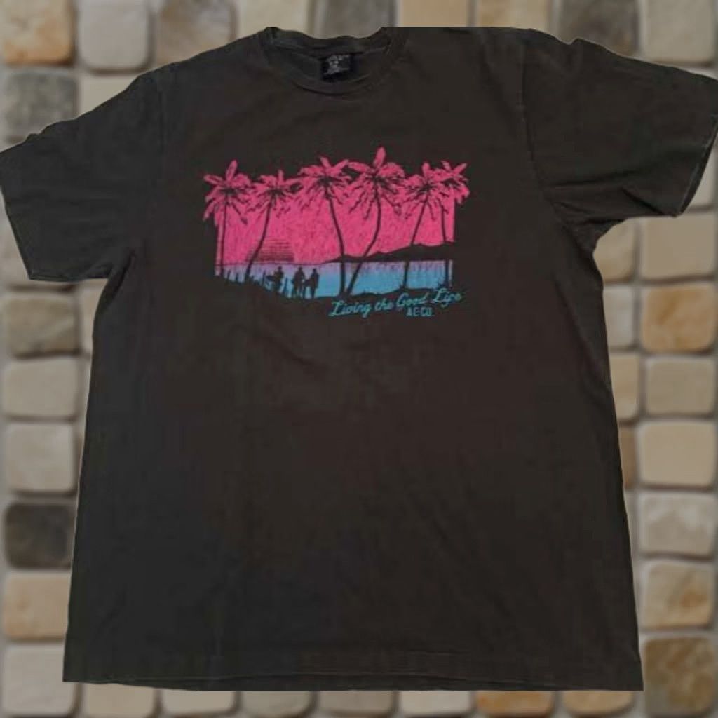 American Eagle Outfitters VINTAGE American Eagle Outfitters The Good Life T-Shirt XL Crew Neck Short Sleeve Brown Canvas Logo Unisex Adults 90s Beach Size US XL / EU 56 / 4 - 1 Thumbnail