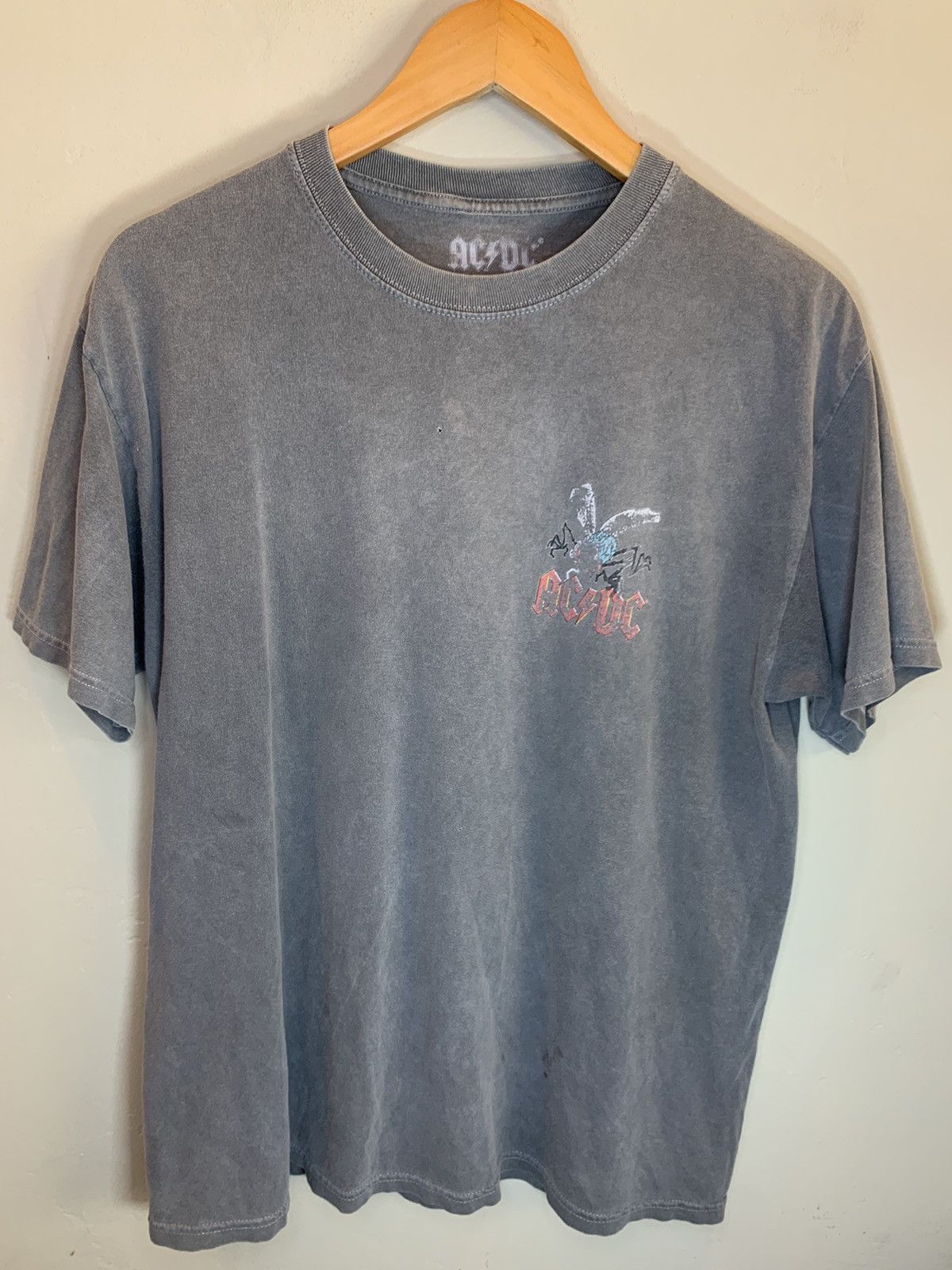AC/DC *RARE* AC/DC Fly On The Wall Tour Band Faded 1985 2022 Shirt Size US M / EU 48-50 / 2 - 3 Thumbnail