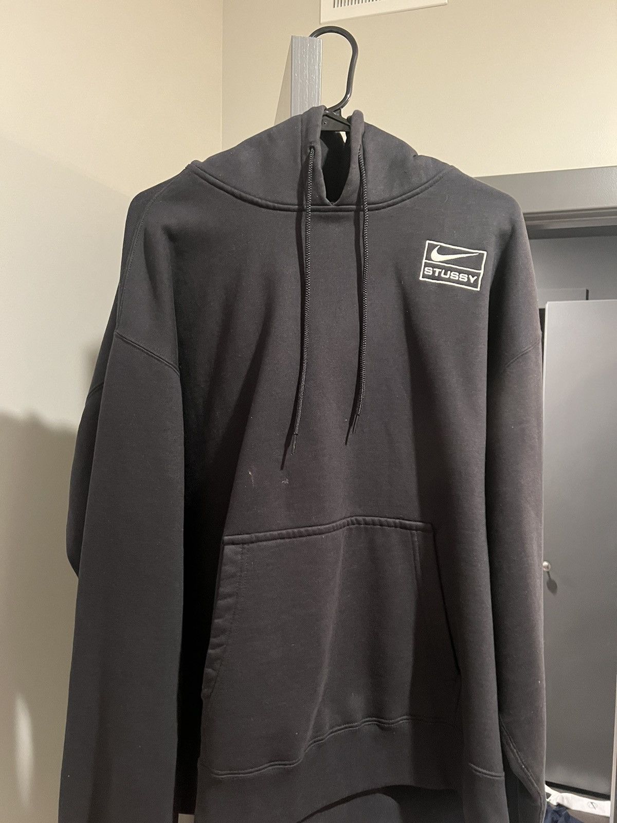 image of Nike Stussy Hoodie M in Black, Men's (Size Medium)