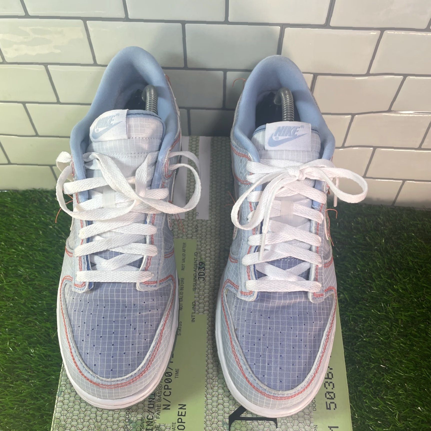 Nike Nike Dunk Low x Union LA Passport Pack Argon - 8.5M / 10W Men Sneakers Size US 9 / EU 42 - 4 Thumbnail