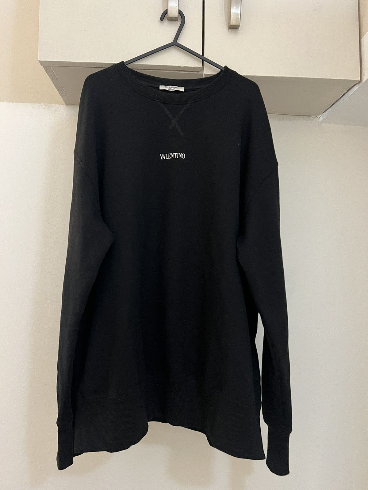 Valentino Valentino men’s black XL sweatshirt Size US XL / EU 56 / 4 - 1 Thumbnail