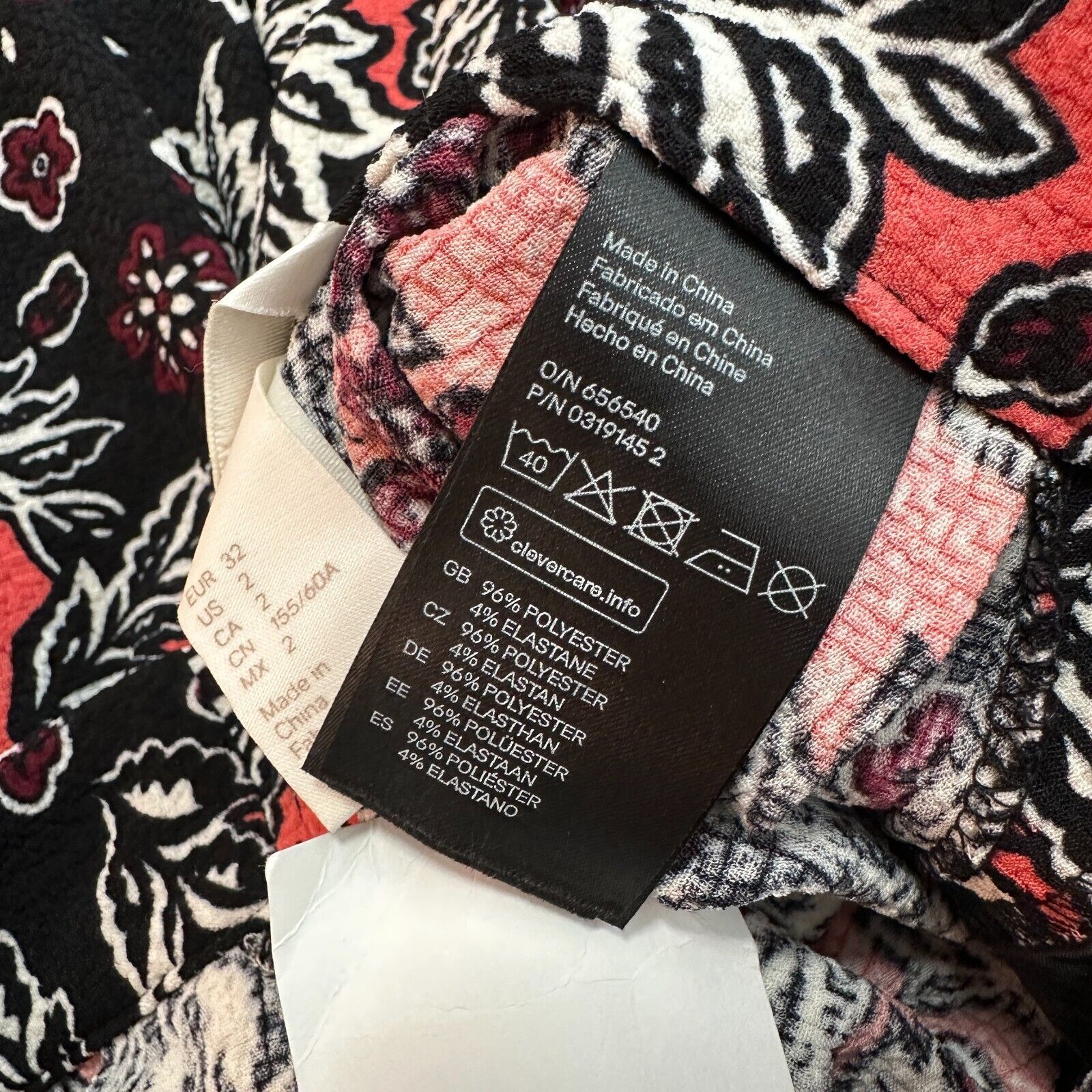 H&M NWT H&M Flare Floral Print Pleated Midi-Skirt Pockets 2 Size 26" / US 2 / IT 38 - 8 Thumbnail