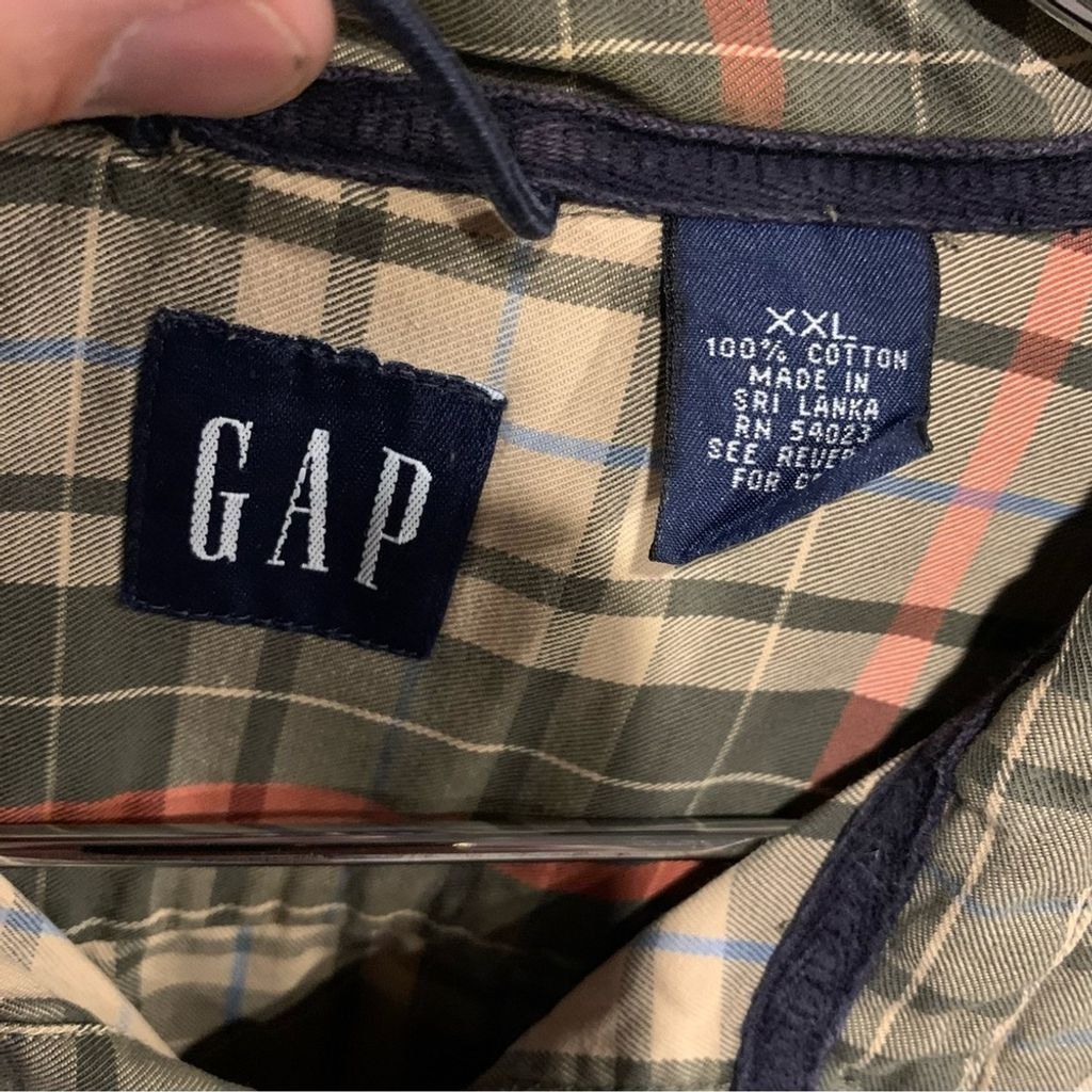 Gap Men’s Gap Button Down Shirt Size US XXL / EU 58 / 5 - 3 Thumbnail