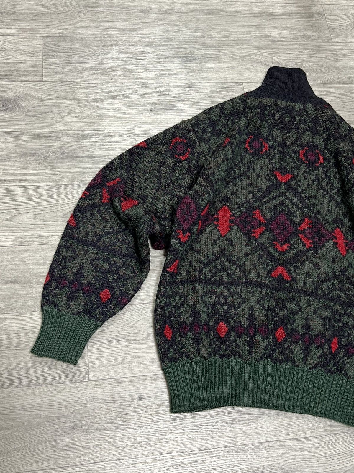 Burberry's Vintage Fair Isle Knit Sweater Size L