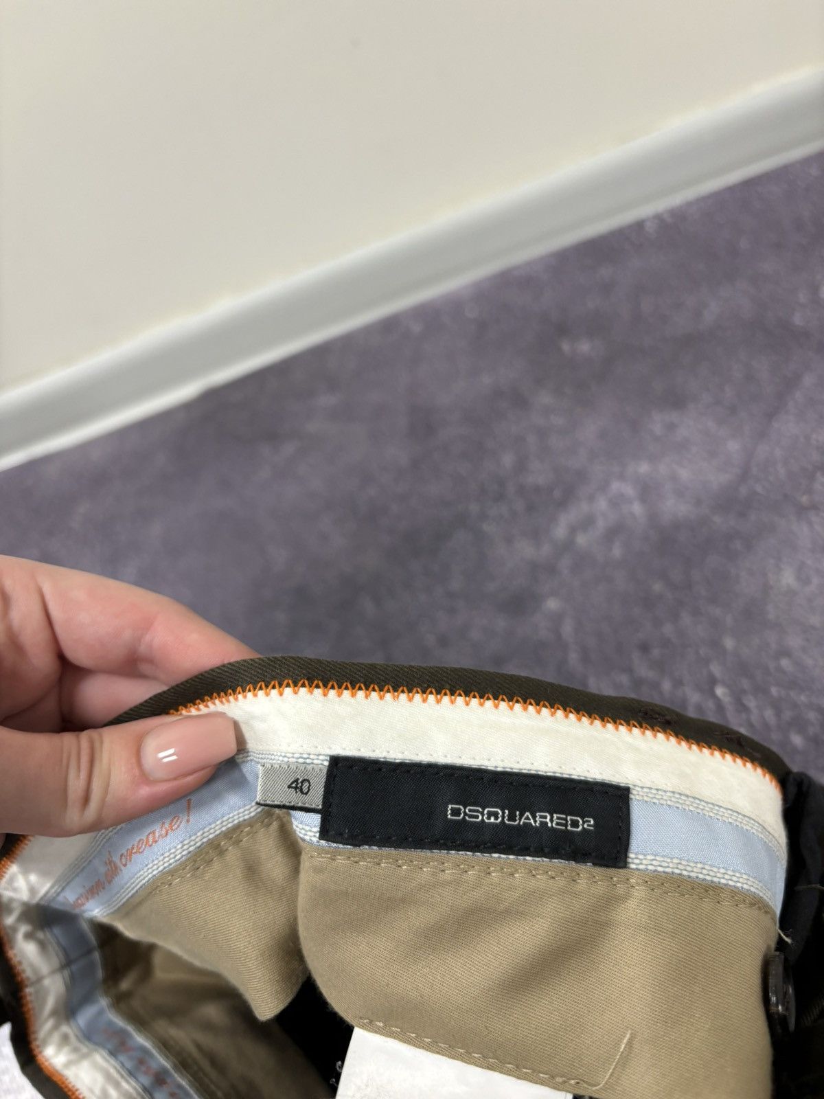 Dsquared2 Dsquared2 Women’s Brown Rare Luxury Cropped Pants Trousers Size 27" / US 4 / IT 40 - 12 Thumbnail
