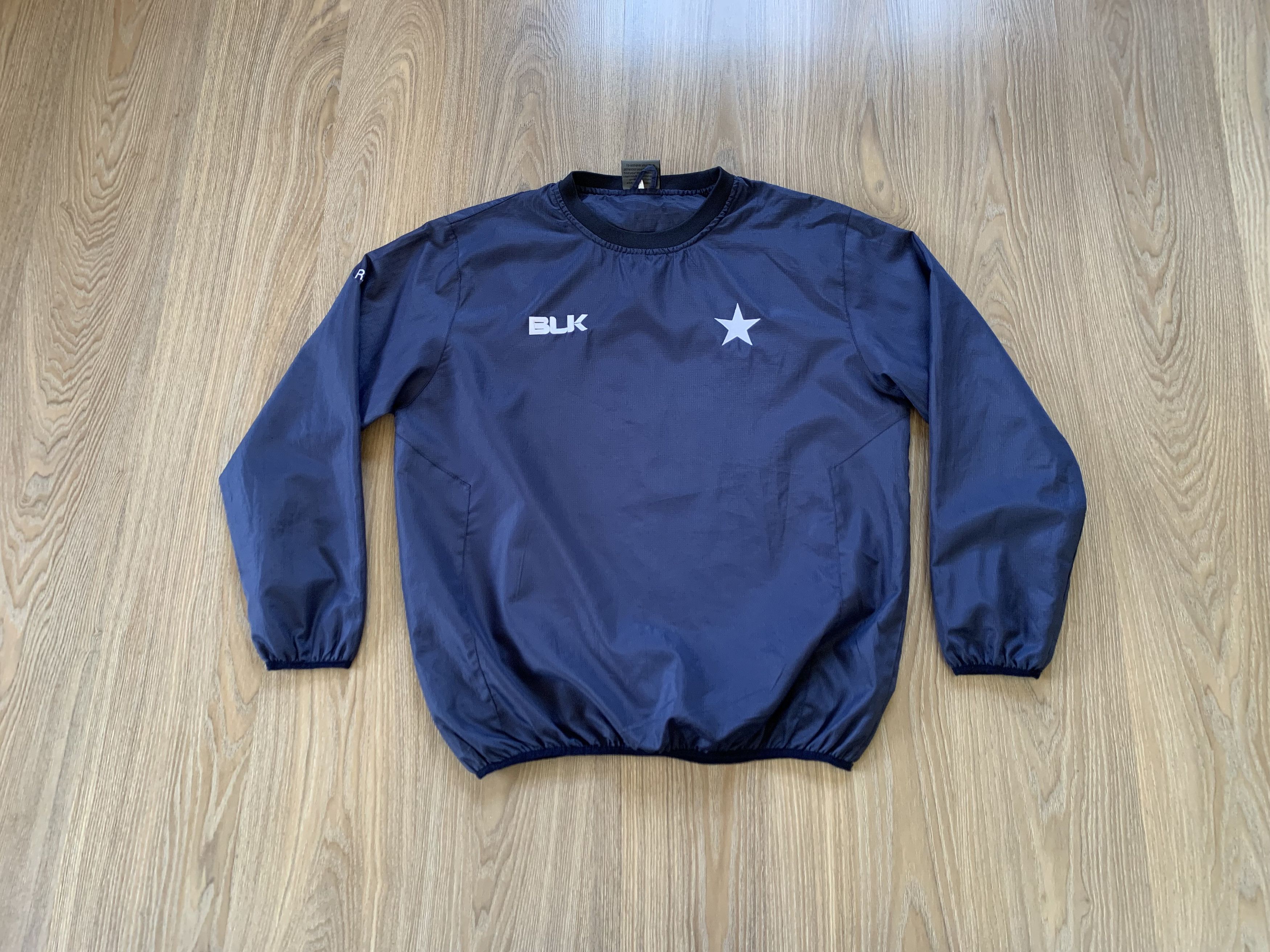 NFL Vintage BLK Dallas Cowboys Windbreaker Pullover Jacket Size US L / EU 52-54 / 3 - 1 Thumbnail