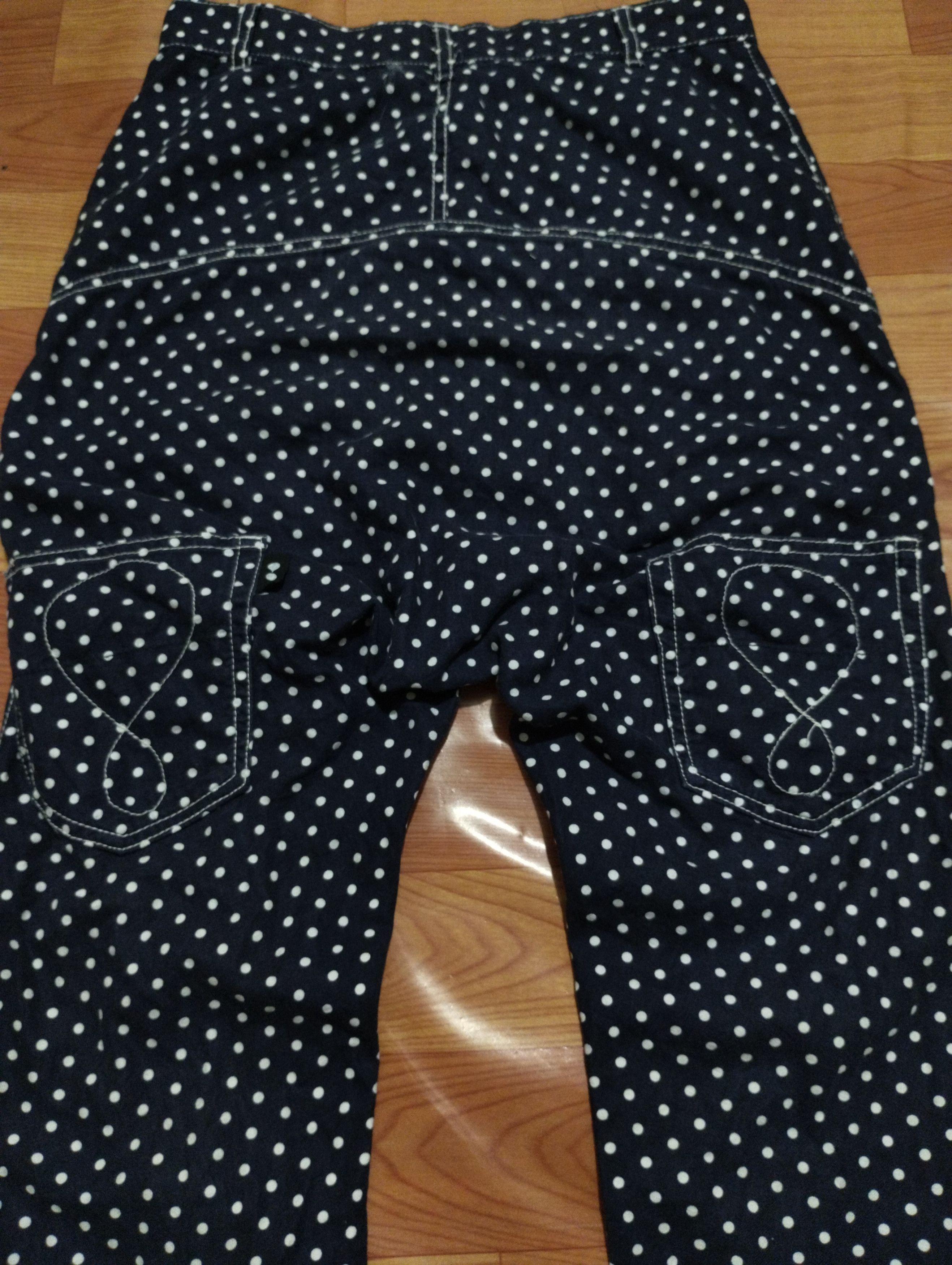 Issey Miyake Mercibeaucoup Drop Croth Polkadot Pants Size US 29 - 6 Thumbnail