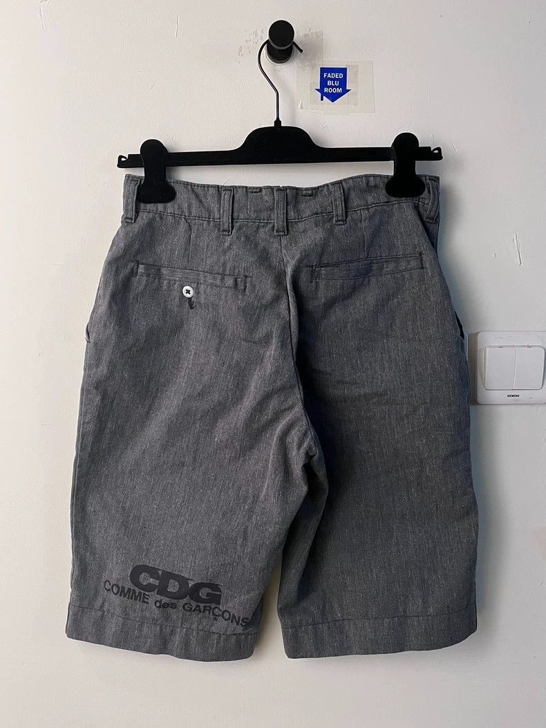 Comme des Garcons CDG Rei Kawakubo cotton shorts printed logo pants-2505 Size US 32 / EU 48 - 1 Thumbnail