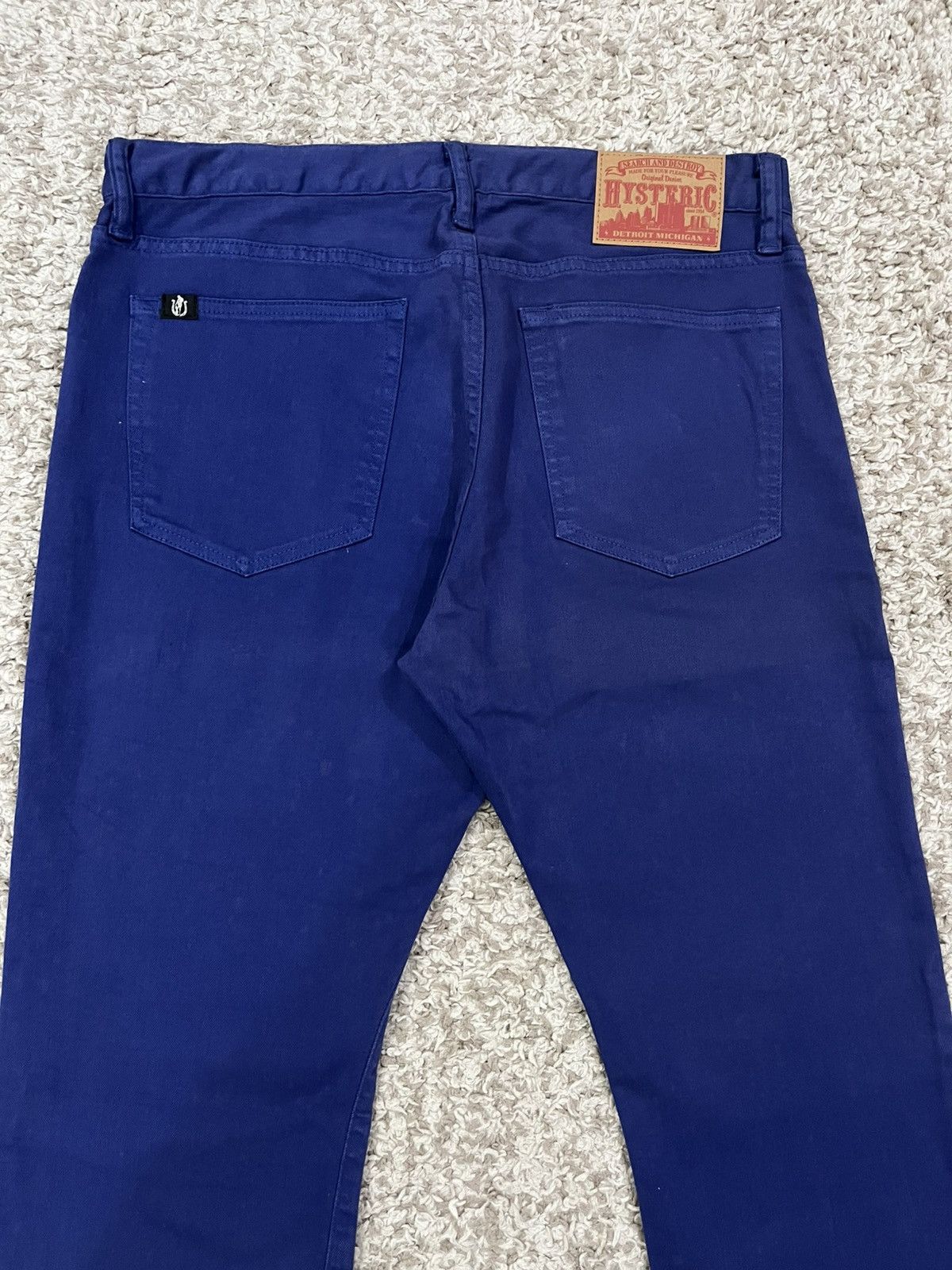 Hysteric Glamour 🔥 HYSTERIC GLAMOUR DETROIT MICHIGAN SEARCH AND DESTROY DENIM Size US 33 - 3 Thumbnail