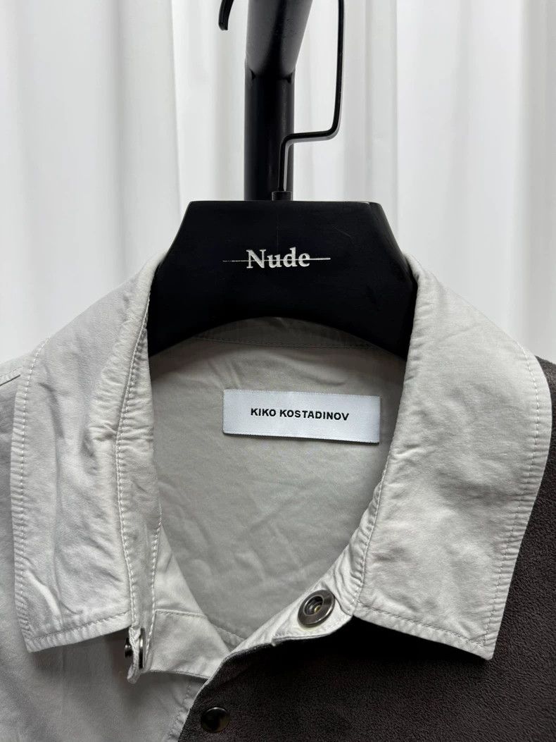 Kiko Kostadinov Kiko Kostadinov Irregular-shaped leather patchwork shirt Size US M / EU 48-50 / 2 - 5 Thumbnail