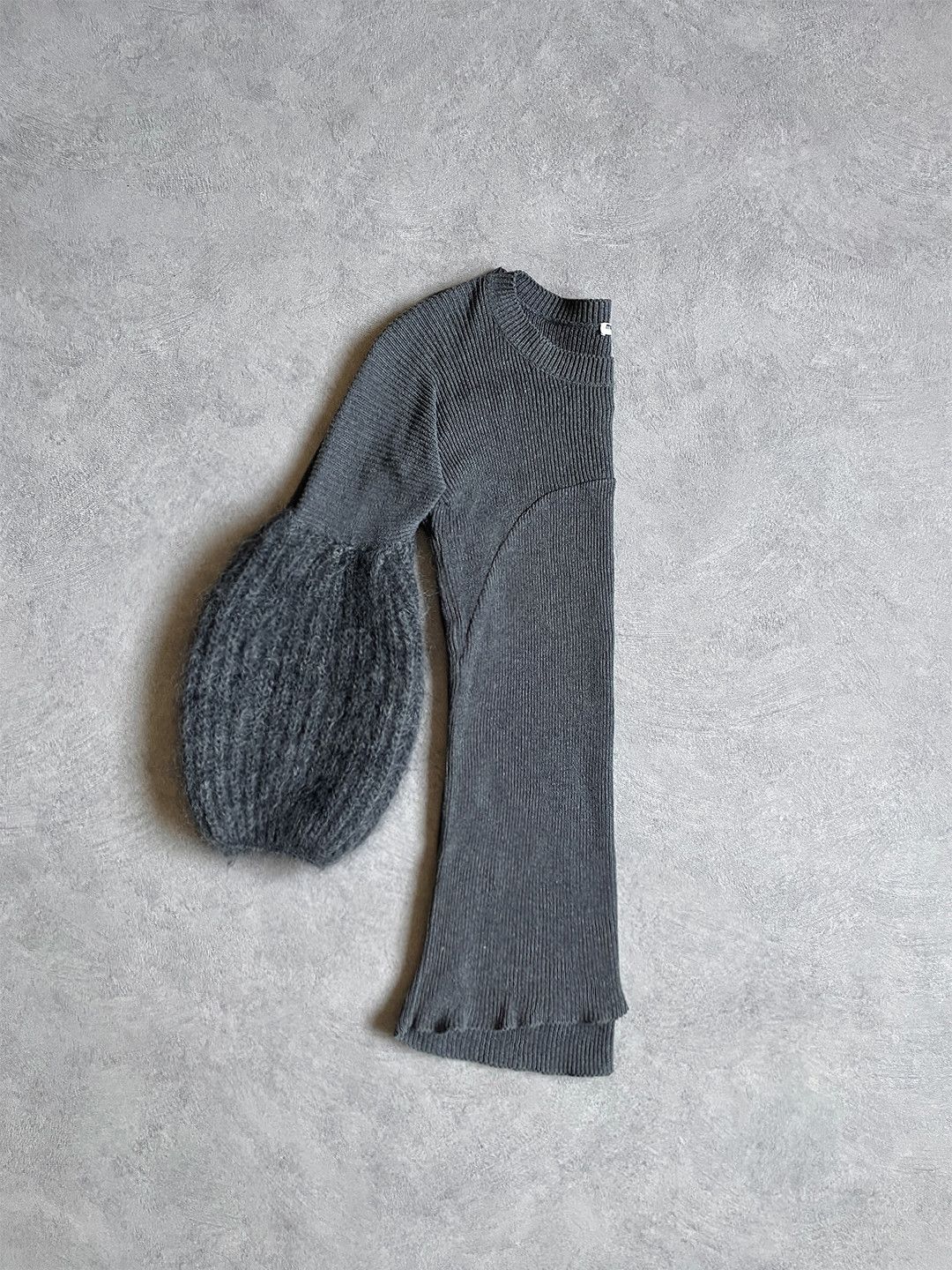 Miu Miu Miu Miu FW 2006 balloon sleeve mohair knit micro dress Size S / US 4 / IT 40 - 1 Thumbnail