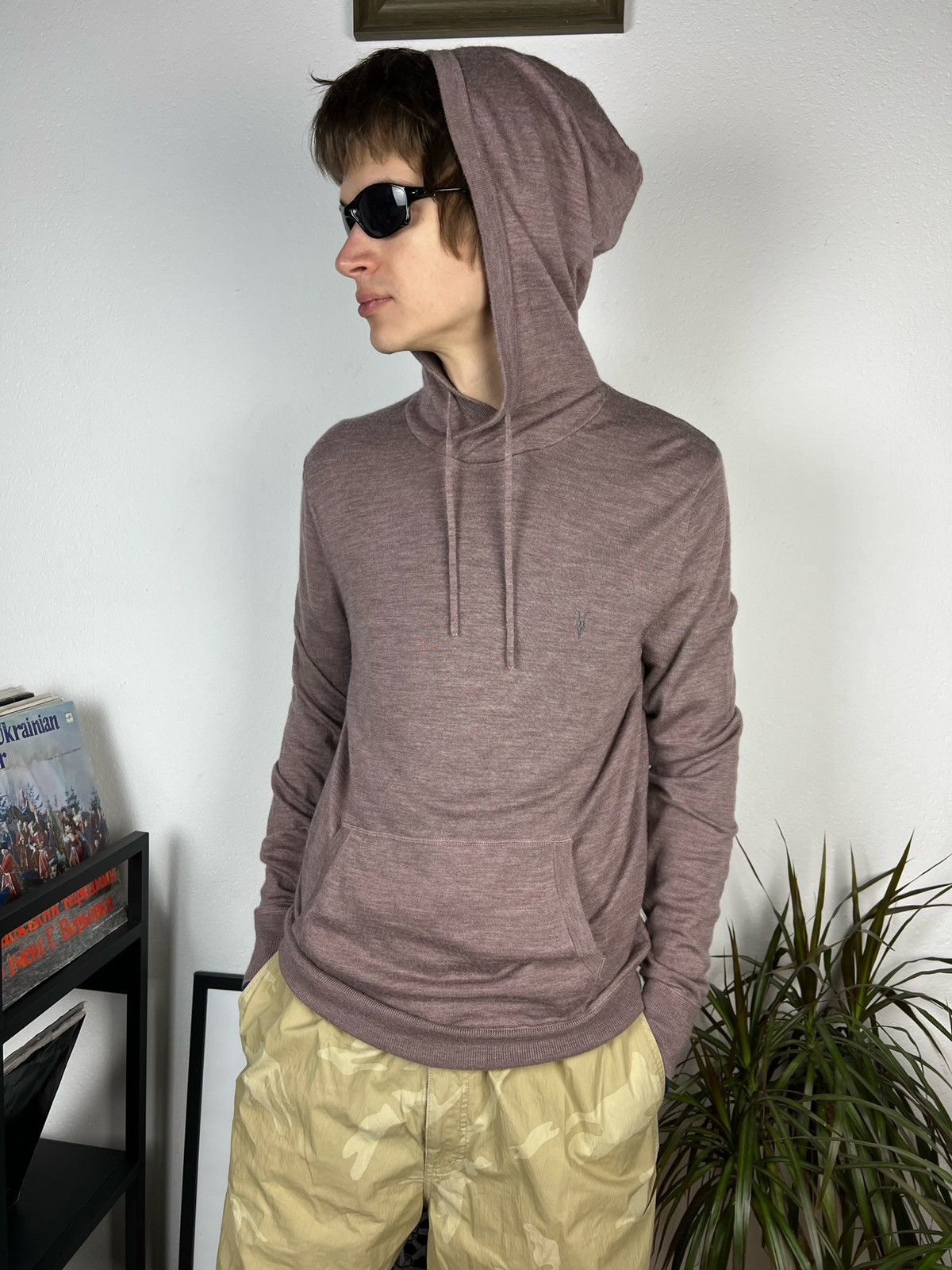 Allsaints All saints Merino wool Hoodie Size US L / EU 52-54 / 3 - 15 Thumbnail
