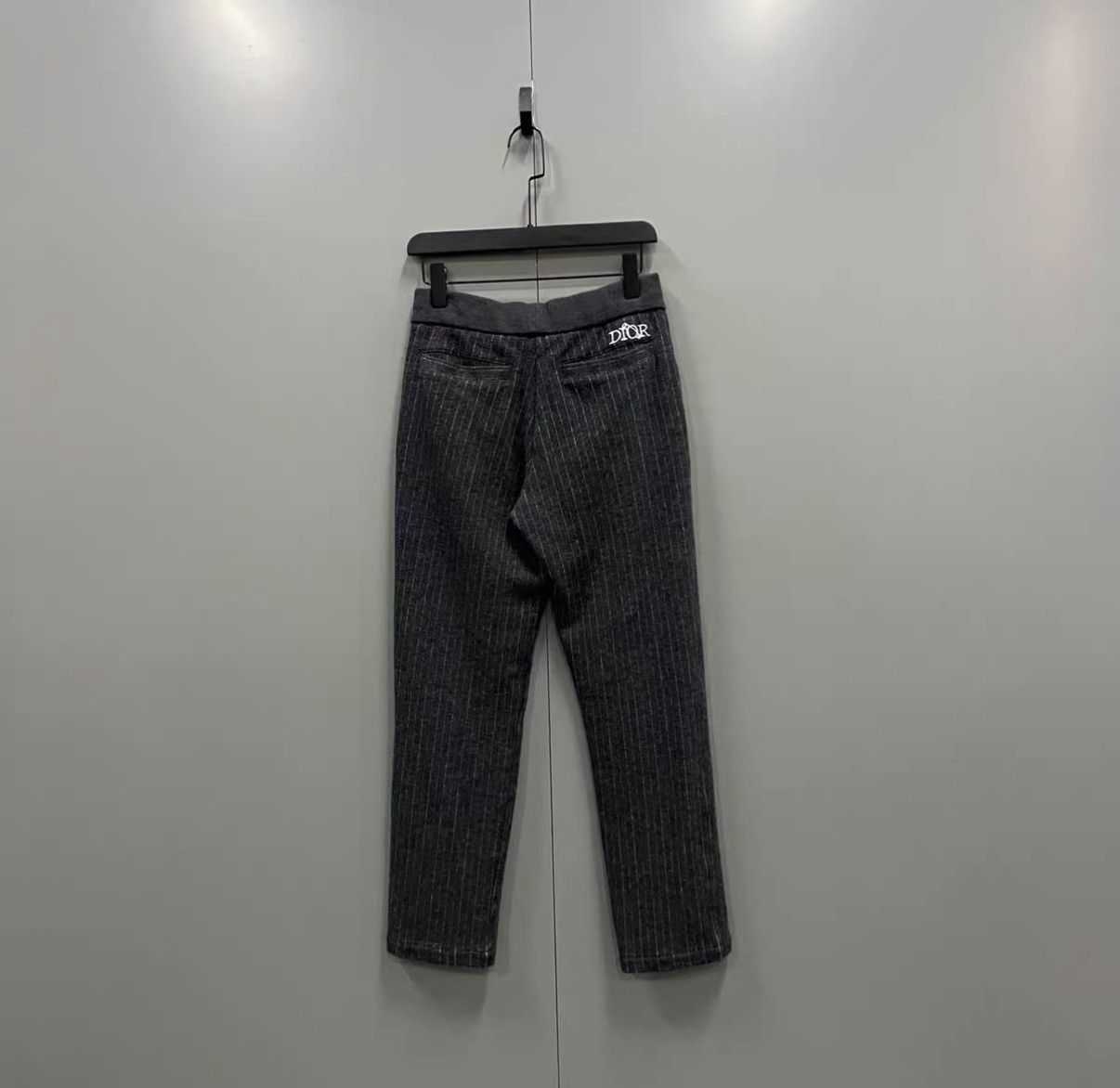 Dior Dior Striped Pants with Safety Pin Logo J41 Size 25" / US 0 / IT 36 - 2 Thumbnail