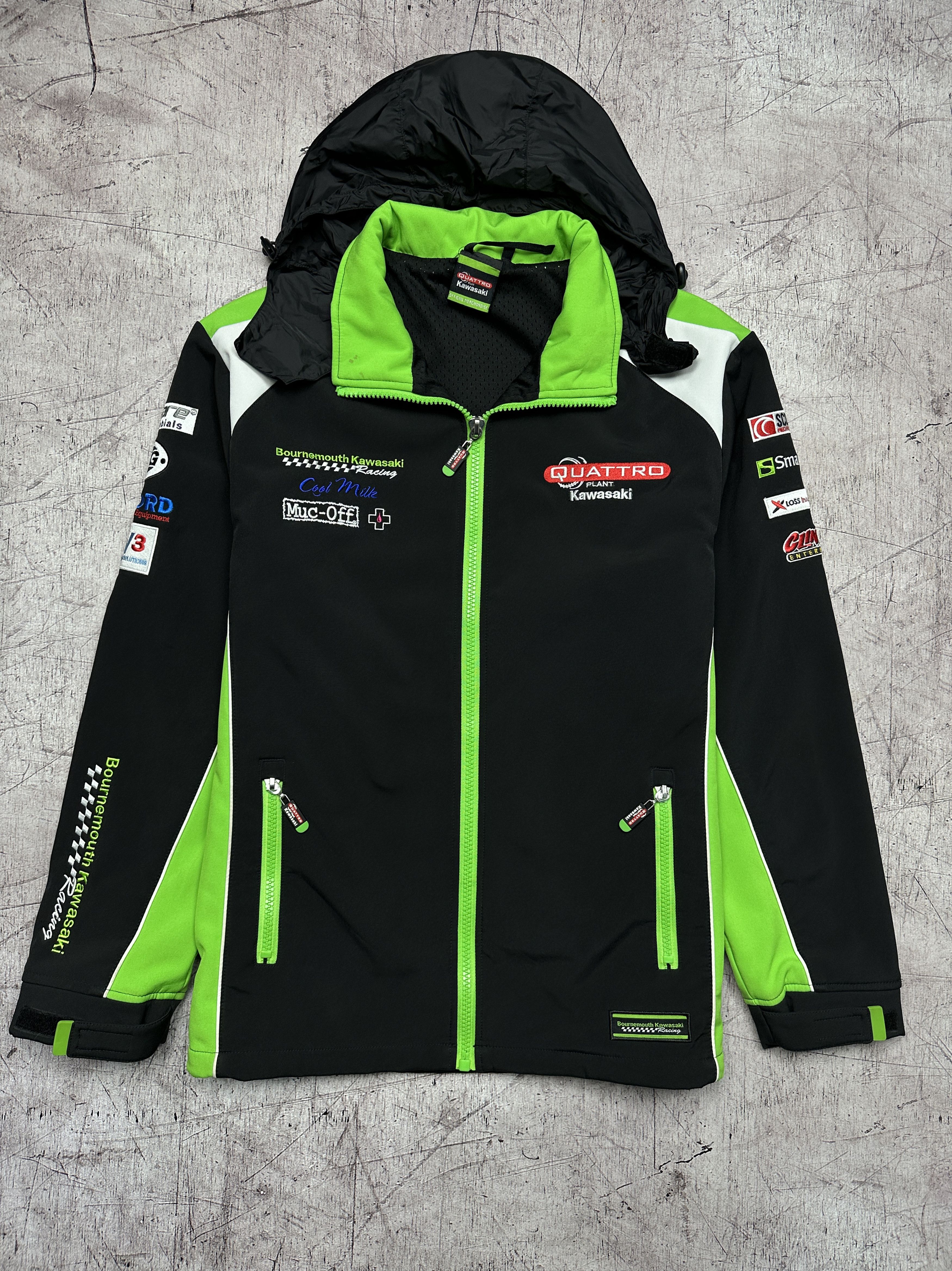 Japanese Brand Kawasaki Racing Team Vintage Mens Jacket Size US XXL / EU 58 / 5 - 1 Thumbnail