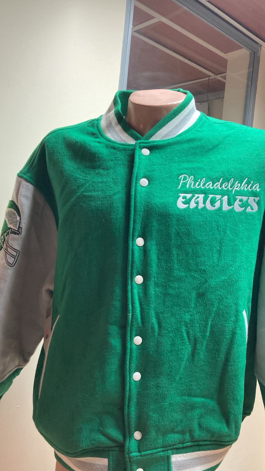 Mitchell & Ness × NFL Mitchell & Ness Philadelphia Eagles Varsity Jacket Size US L / EU 52-54 / 3 - 1 Thumbnail