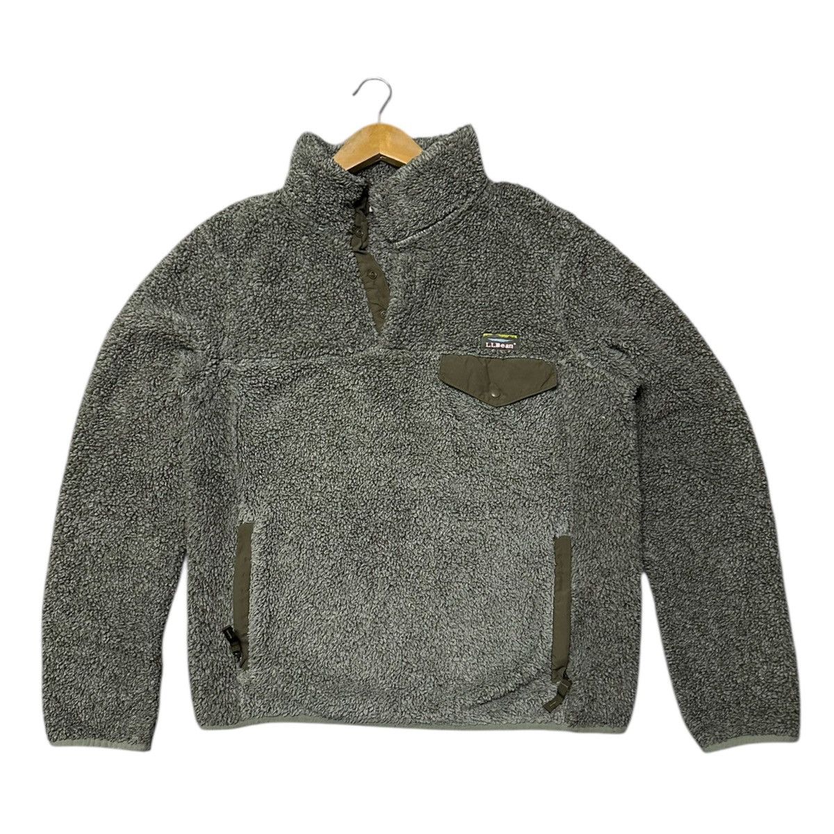 L.L. Bean L.L.Bean fleece pullover jacket with a snap-neck collar Size US S / EU 44-46 / 1 - 1 Thumbnail