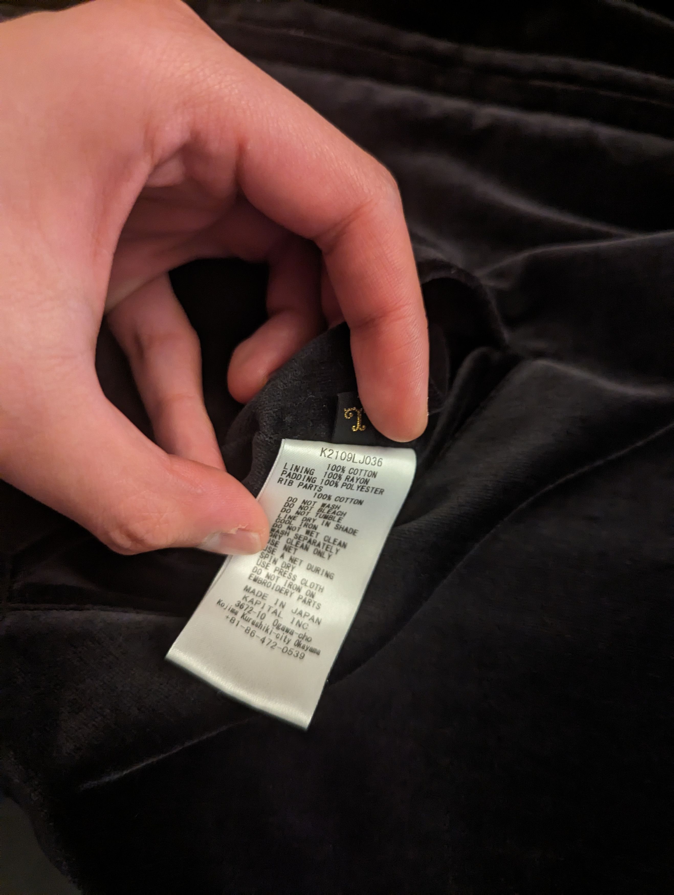 Kapital Kapital Souvenir Rain Skull Jacket Sz 3 L Size US L / EU 52-54 / 3 - 7 Thumbnail
