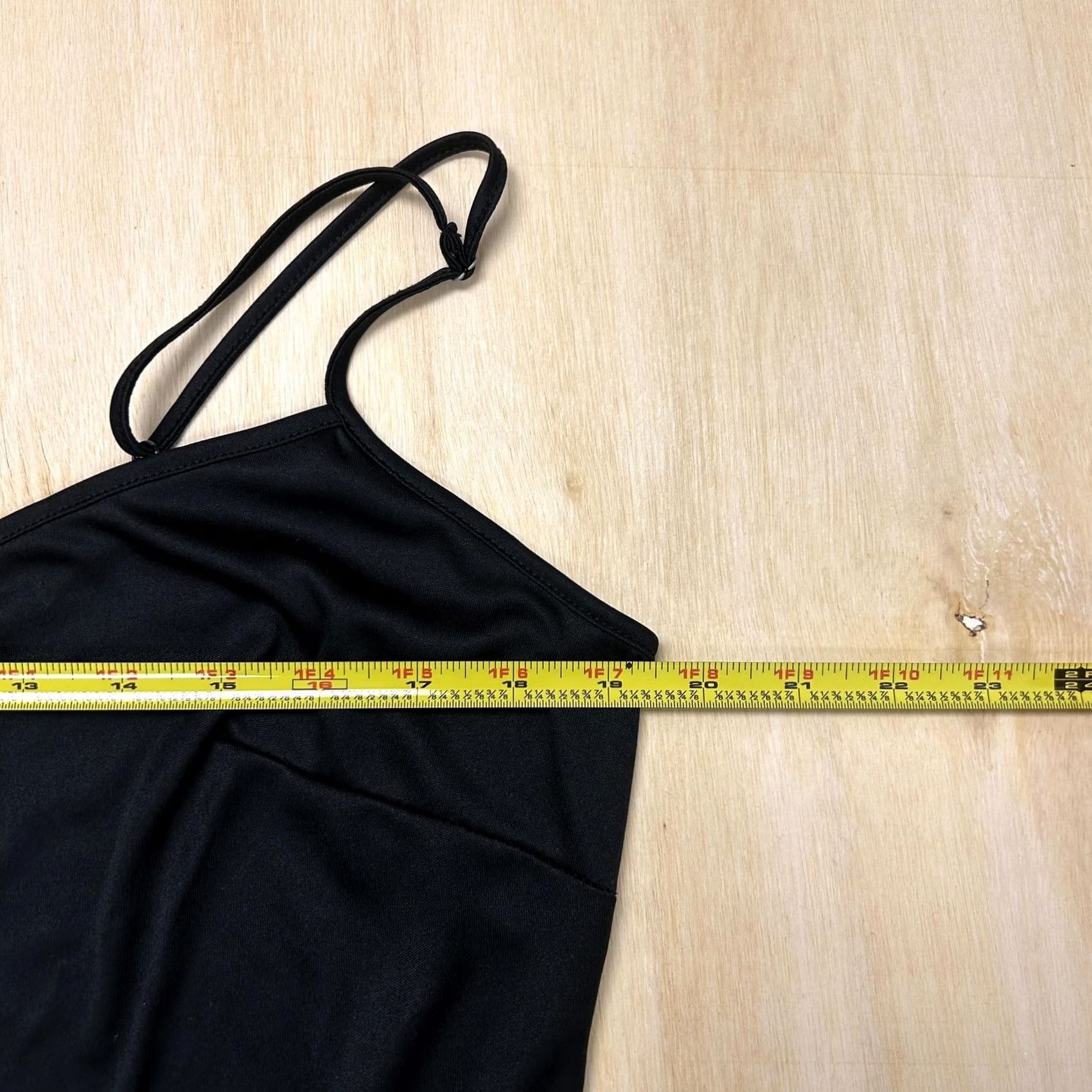 Forever 21 Forever 21 Slip Womens 2X Black Full Plus Adjustable Strap Jersey Lingerie Size XXL / US 16-18 / IT 52-54 - 3 Thumbnail