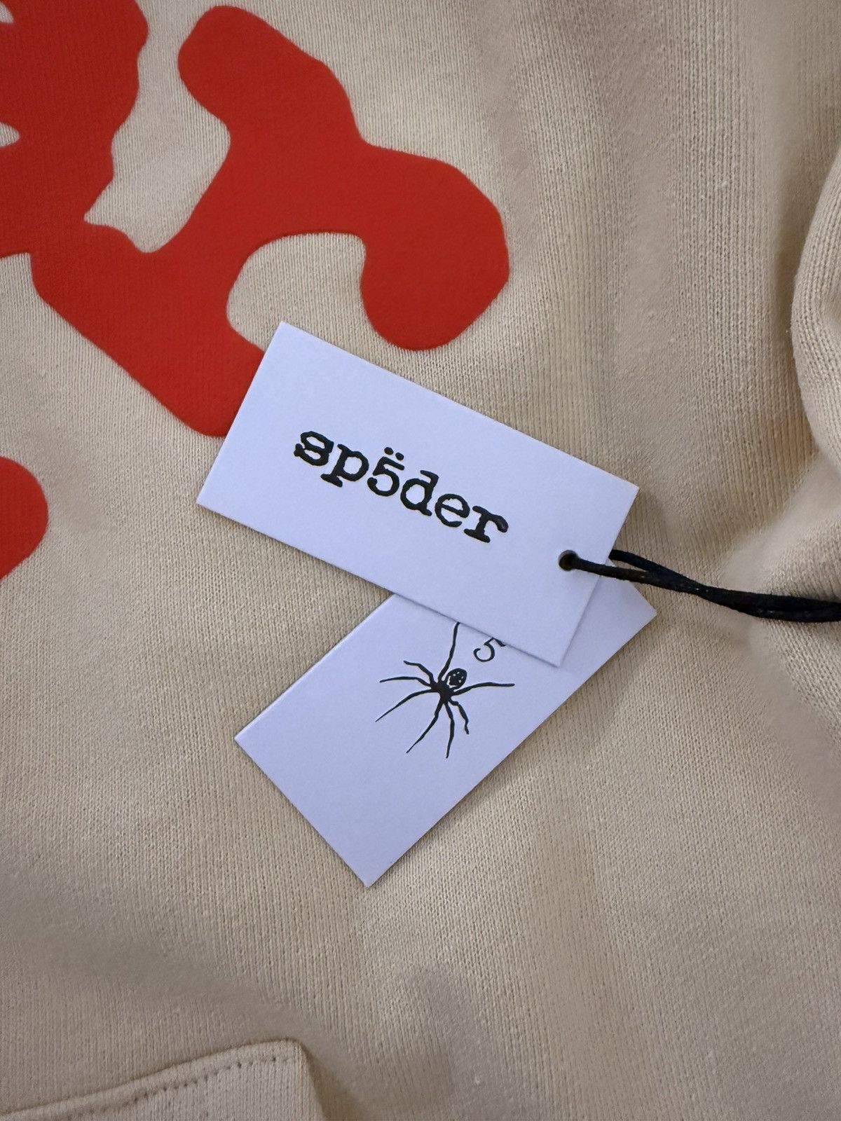 Sp5der Sp5der Creme Beluga Hoodie Size XL Size US XL / EU 56 / 4 - 5 Thumbnail