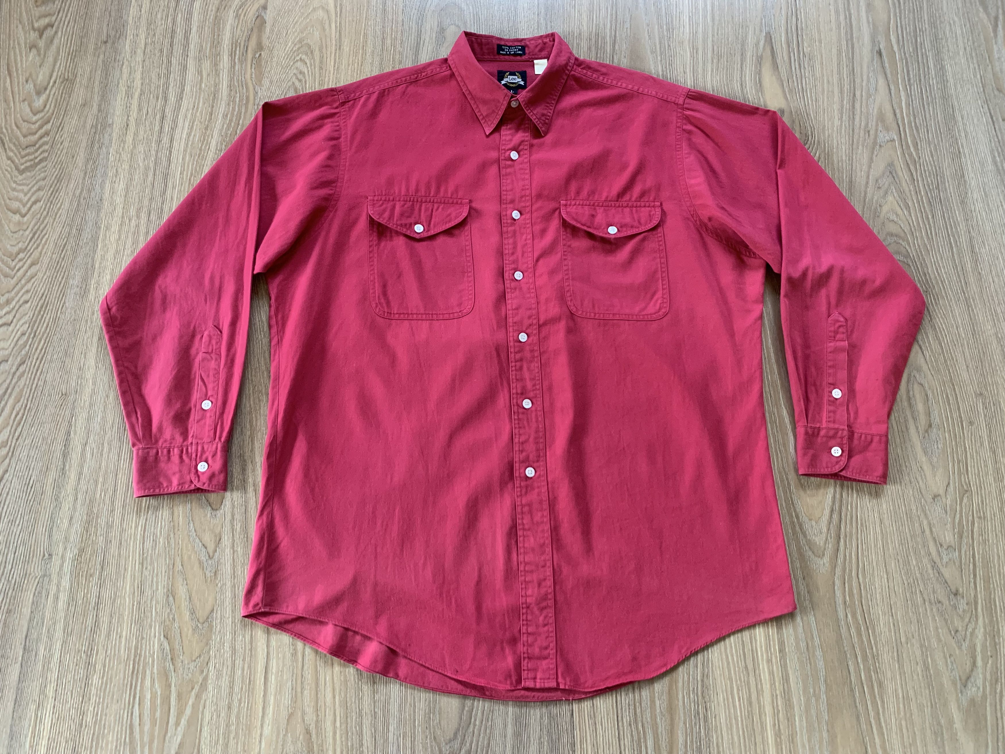 Lee Lee Vintage Western Long Sleeve Button Up Shirt Size US L / EU 52-54 / 3 - 2 Thumbnail