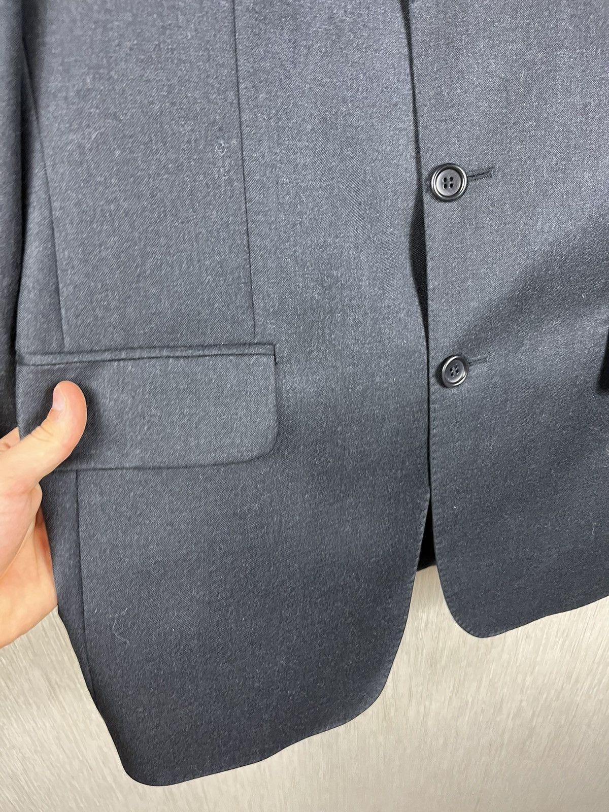 Designer × Ermenegildo Zegna Ermenegildo Zegna Australian wool blazer jacket coat vintage Size 48R - 9 Thumbnail