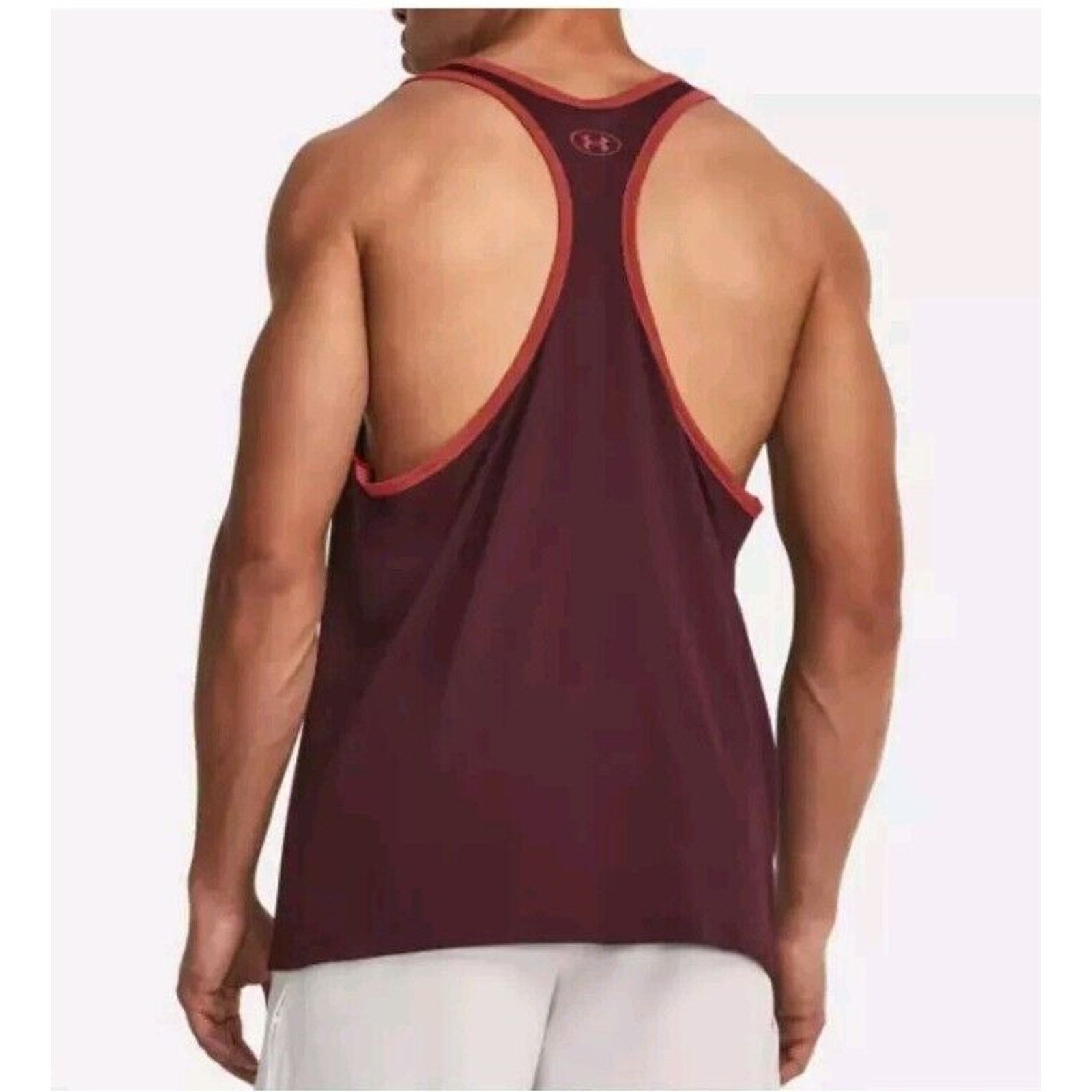 Under Armour Under Armour Project Rock Tank Top Men's L Maroon Red Size US L / EU 52-54 / 3 - 2 Thumbnail