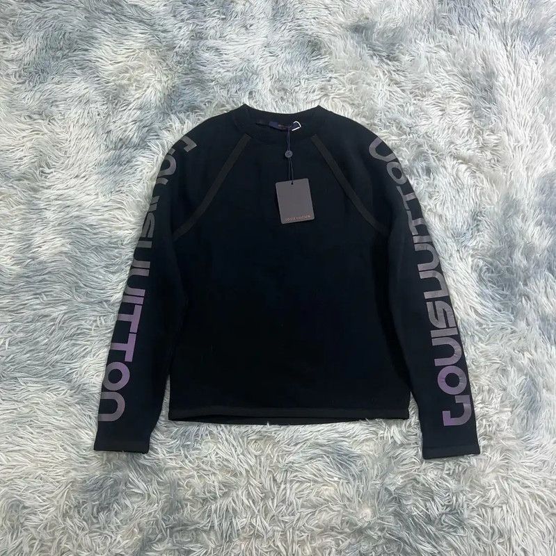 Louis Vuitton Louis Vuitton Men's Black Cotton Sweatshirt 0089 Size US XS / EU 42 / 0 - 1 Thumbnail