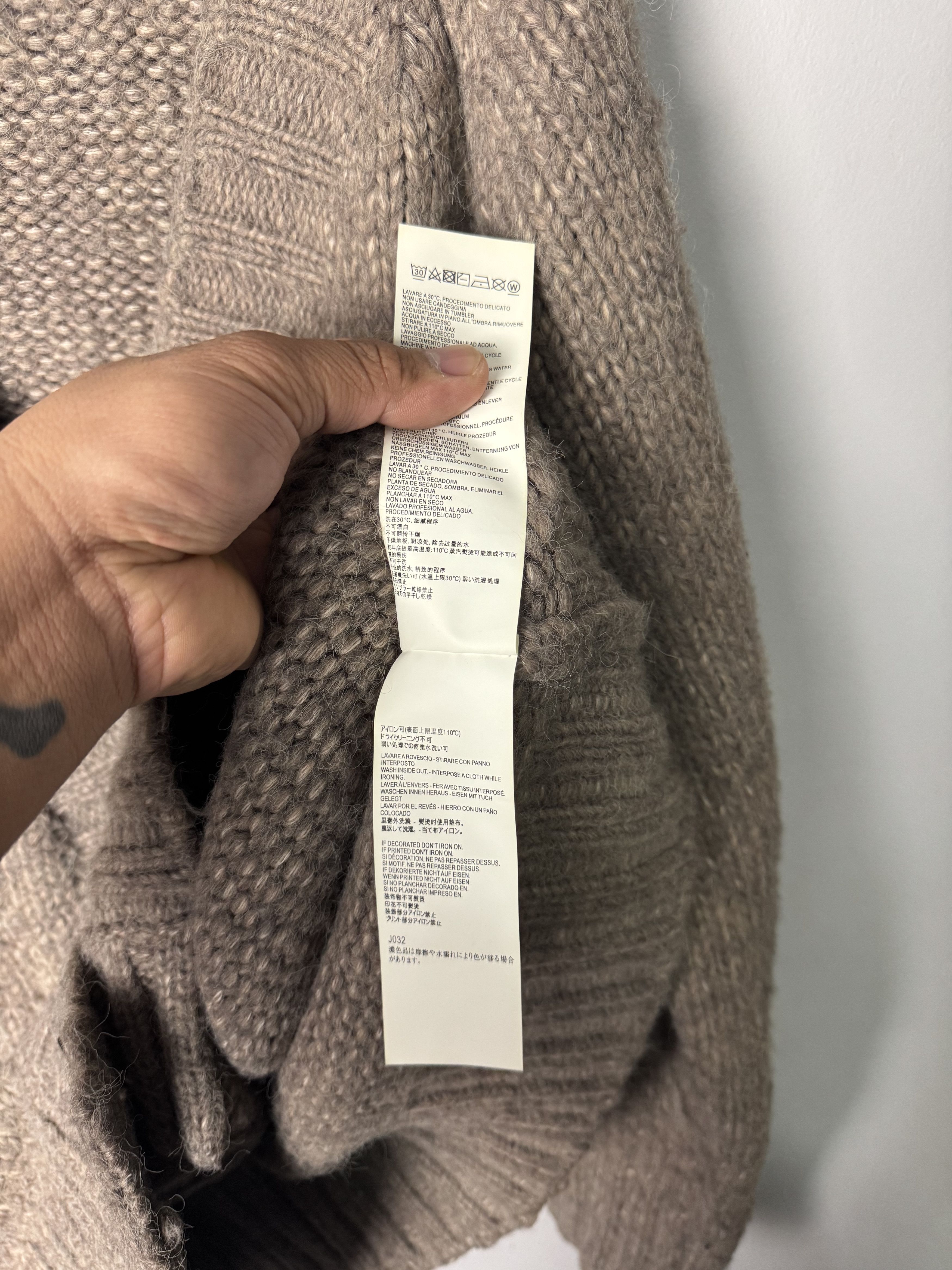 Maison Margiela Maison Margiela Line 14 - Cardigan Wool Size US XL / EU 56 / 4 - 6 Thumbnail