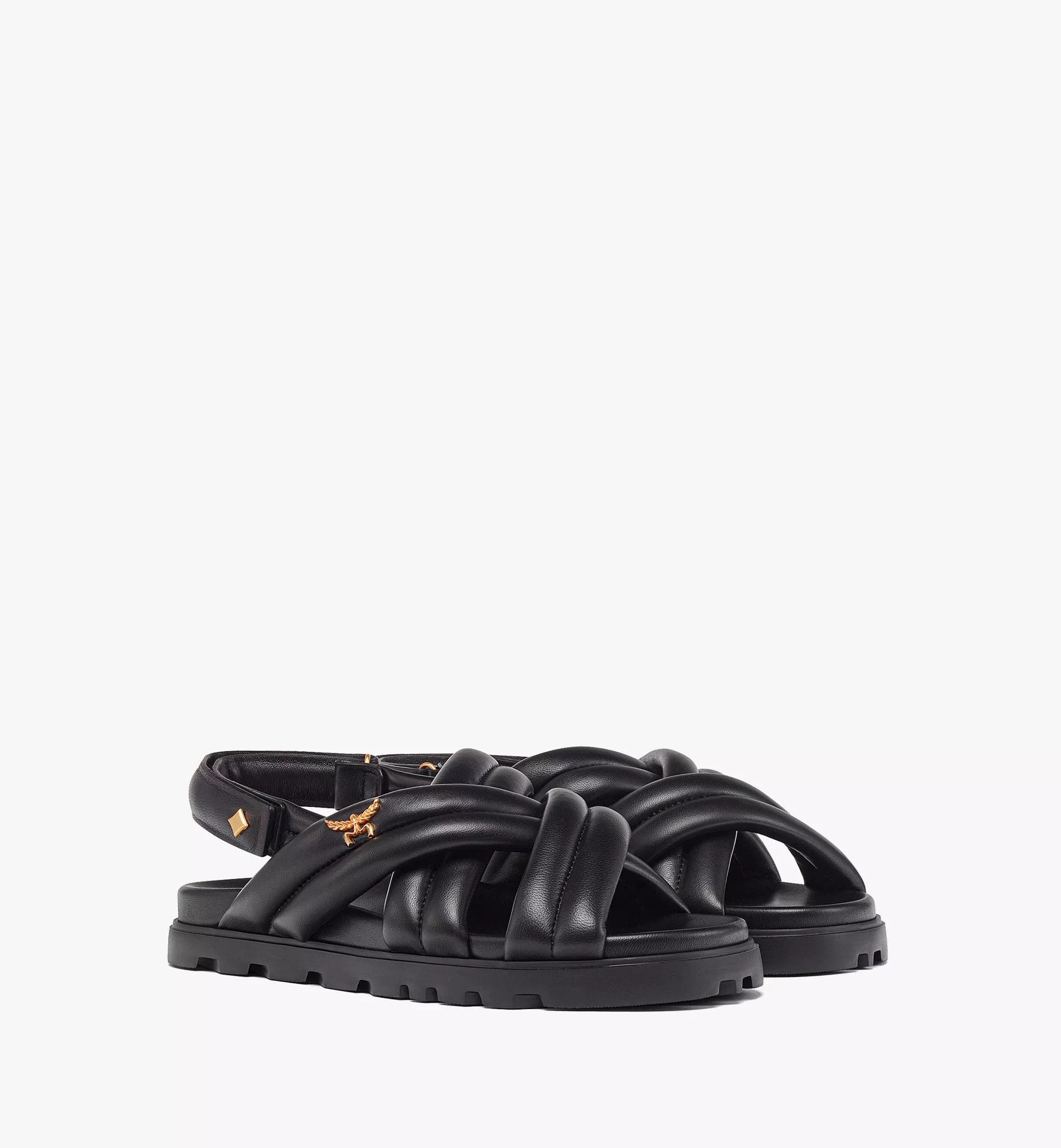 MCM o1mt1gz0425 Dup / Flat Sandals in Black Size US 12 / EU 45 - 1 Thumbnail