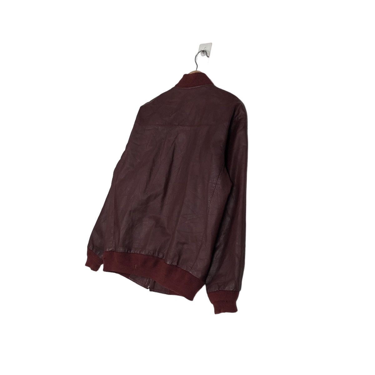 Japanese Brand 🔥Vintage Bomber Leather Jacket Turf Man Japan Issey Miyake Size US L / EU 52-54 / 3 - 10 Thumbnail