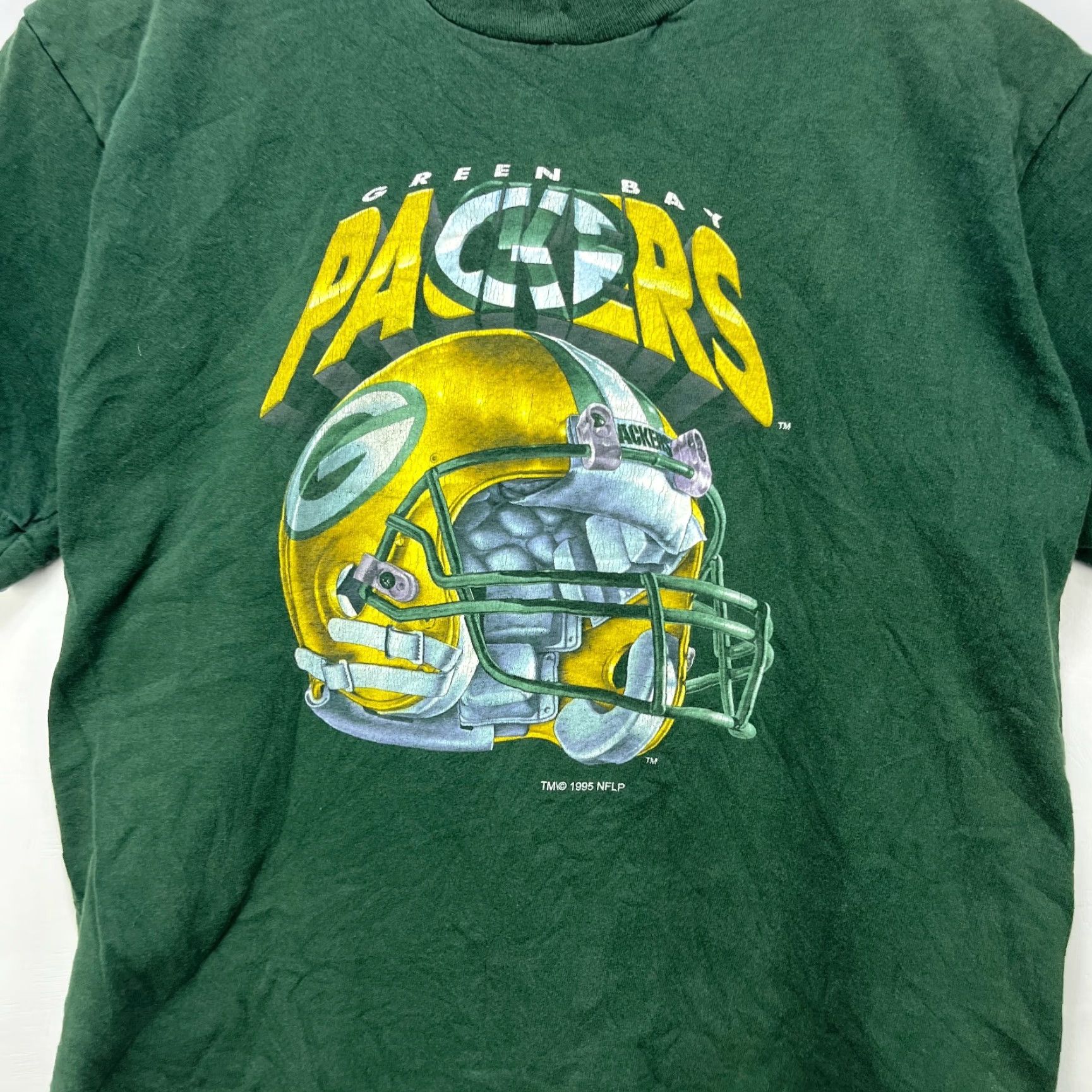 Vintage VINTAGE Green Bay Packers Salem T-Shirt Small Mens 90s Short Sleeve Made in USA Brand Salem Vintage Size US S / EU 44-46 / 1 - 2 Thumbnail