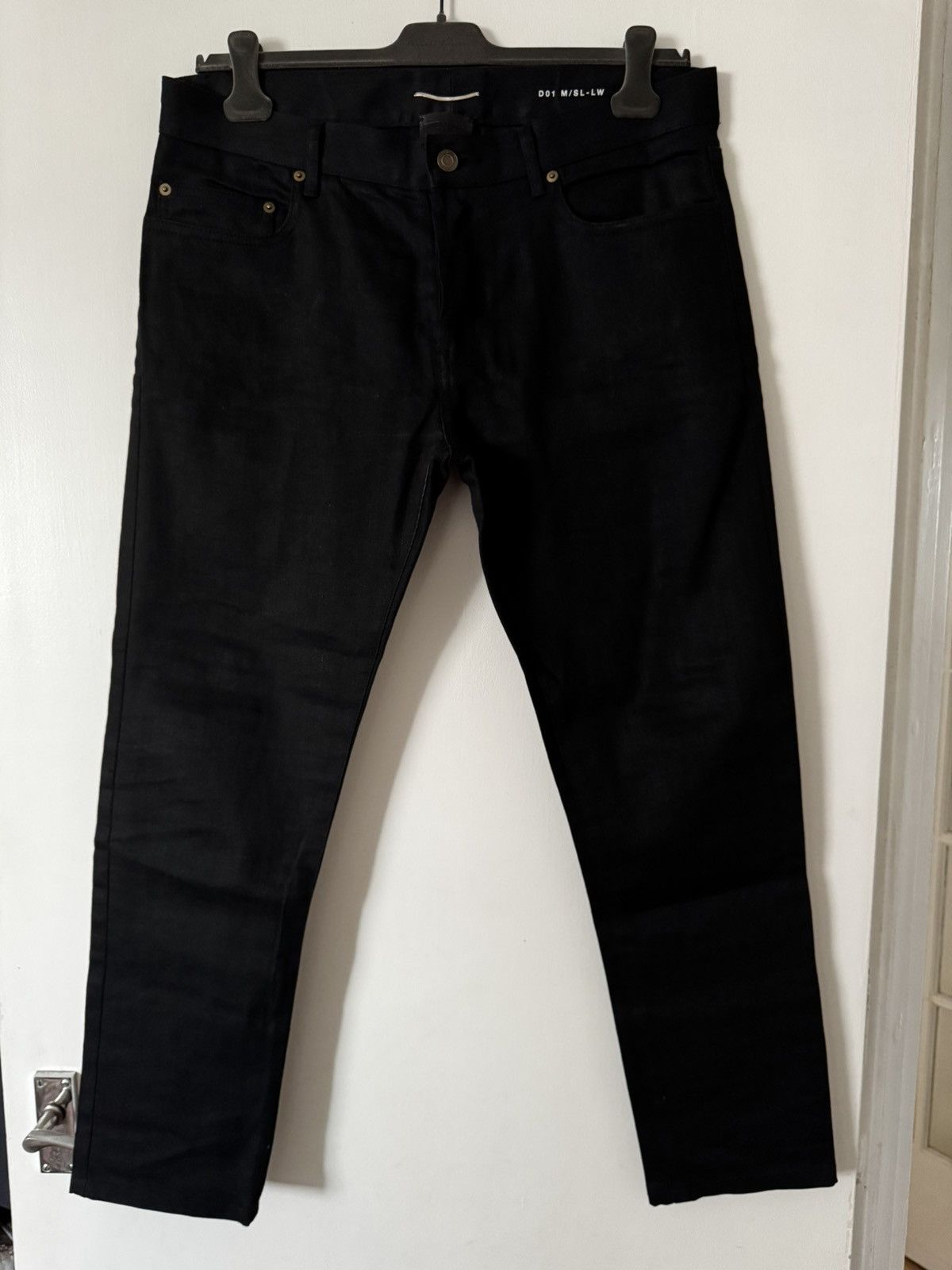 Saint Laurent Paris Saint Laurent Paris D01 Slimane– Black Denim – Made in Japan Size US 36 / EU 52 - 5 Thumbnail