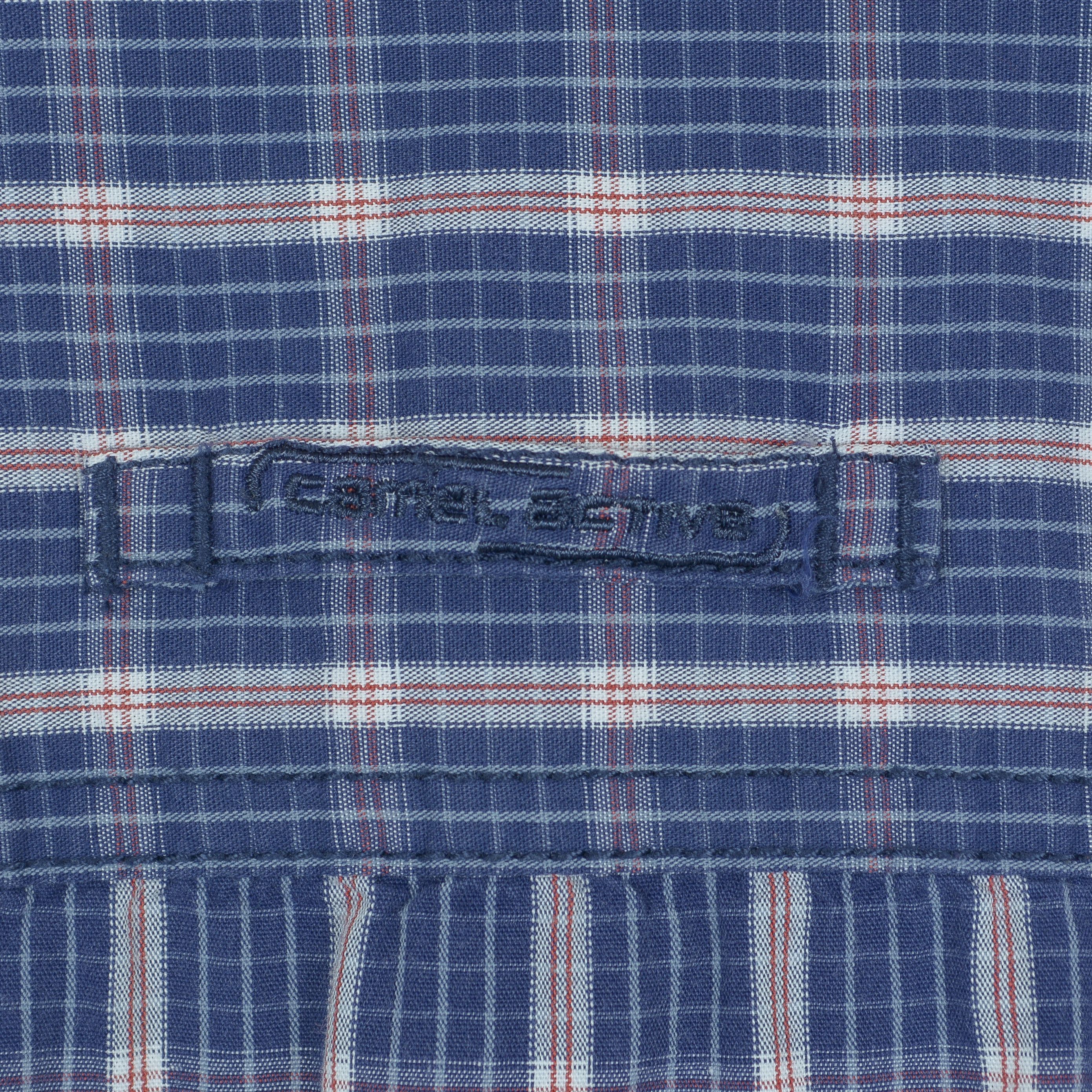 camel active Casual Blue Button Shirt Check Plaid Tartan Long Sleeve Top Size US L / EU 52-54 / 3 - 6 Thumbnail