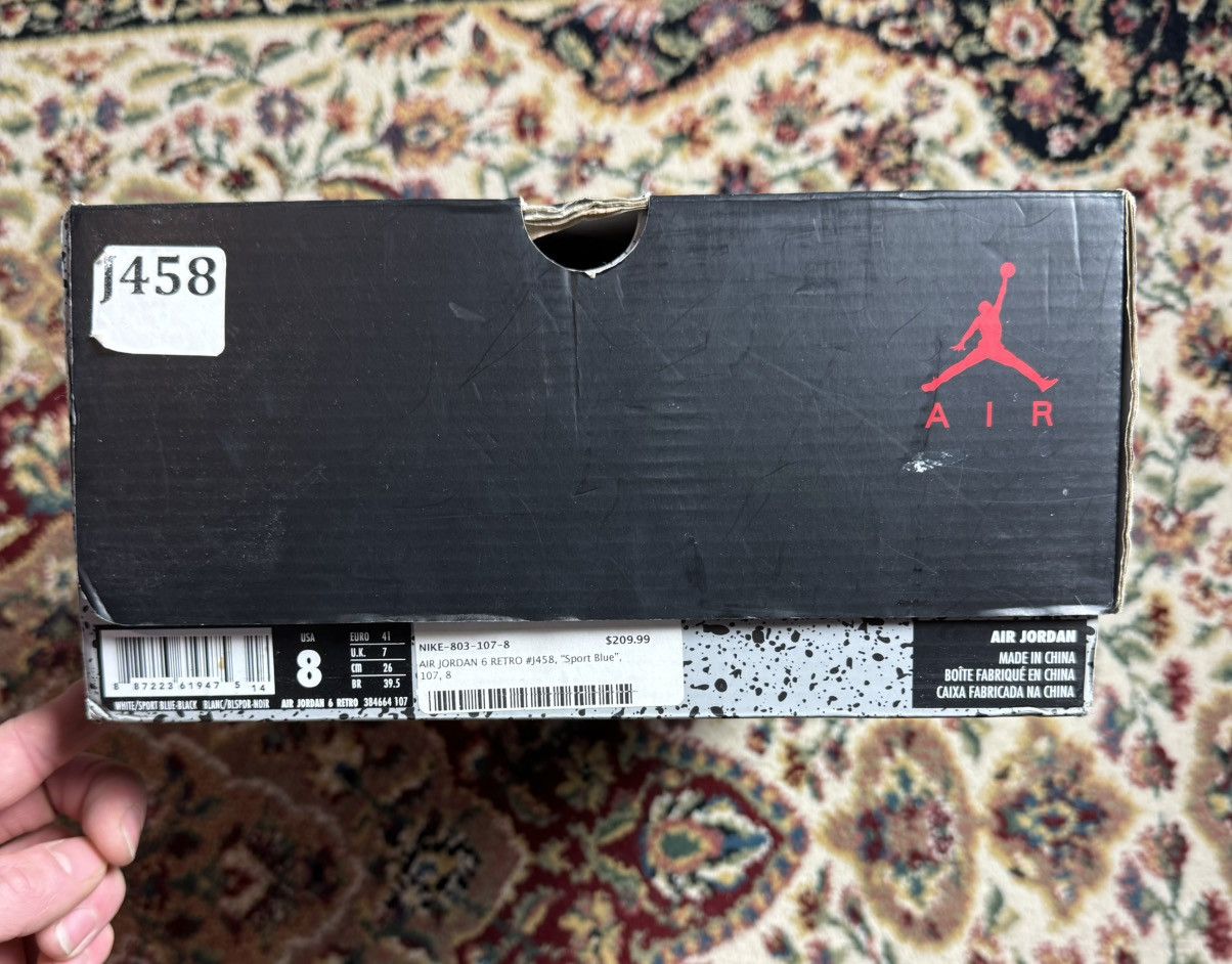 Jordan Brand 2014 Air Jordan 6 Sport Blue Size US 8 / EU 41 - 9 Thumbnail