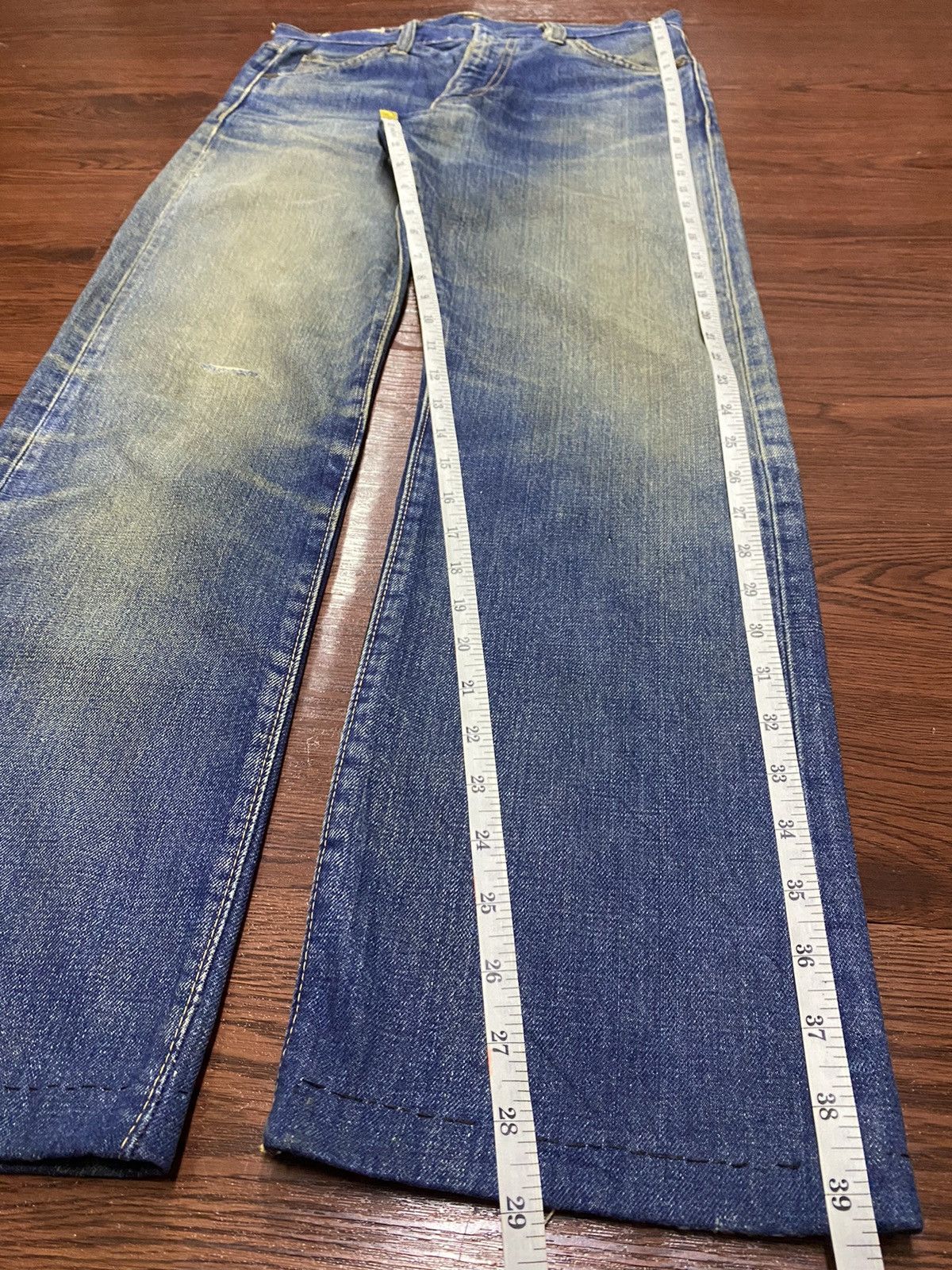 Vintage Vintage Bobson Authentic Western Jeans Mud Wash Loose Jeans Size US 31 - 13 Thumbnail