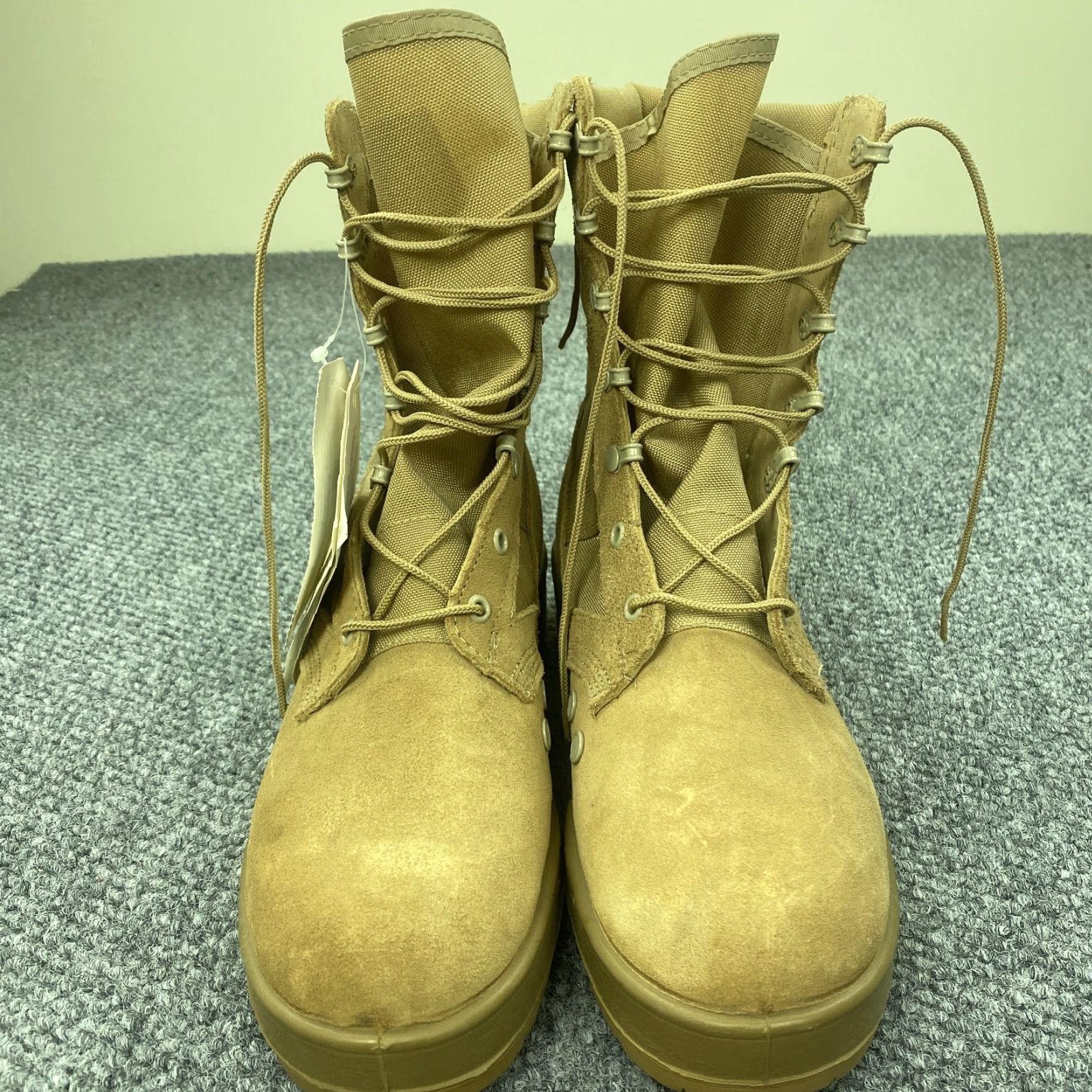 Vintage VINTAGE Not Applicable Rocky Boots Combat Boots Mens 10R Tan Military Army Hot Weather Tactical Leather & Suede US Size US 10 / EU 43 - 4 Thumbnail