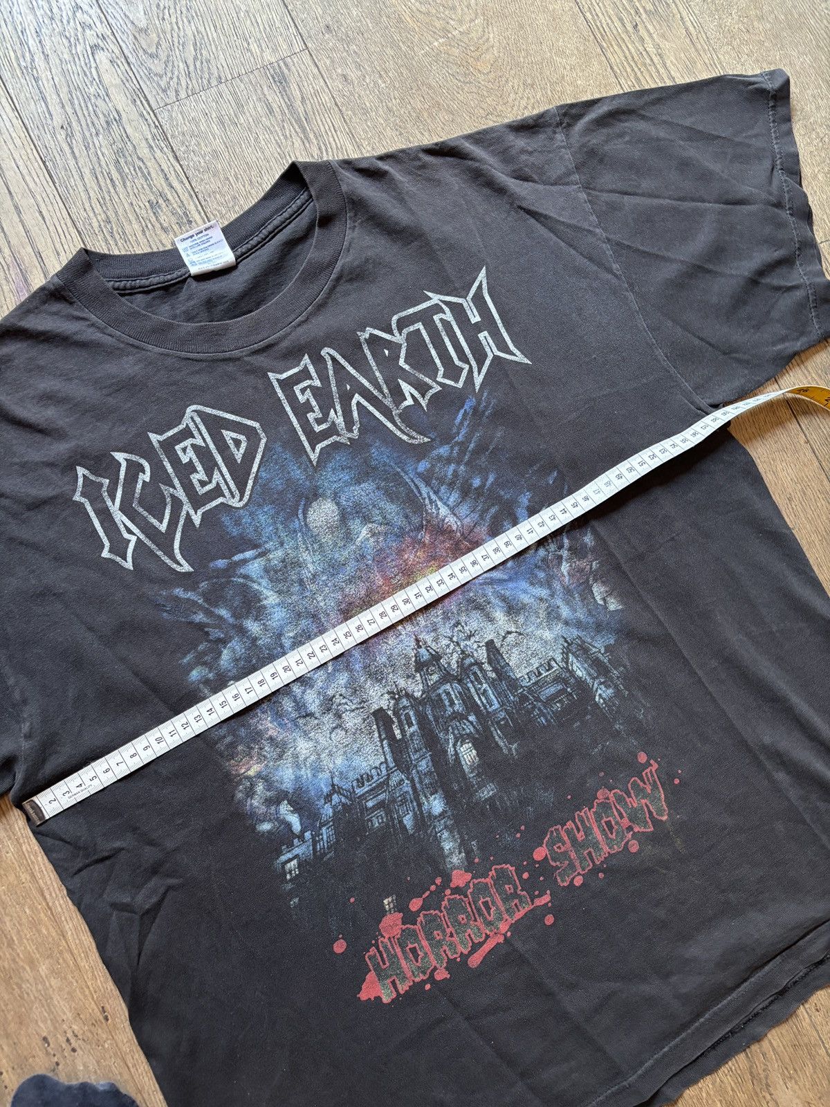 Band Tees Rare Faded Iced Earth Tee Size US XL / EU 56 / 4 - 6 Thumbnail