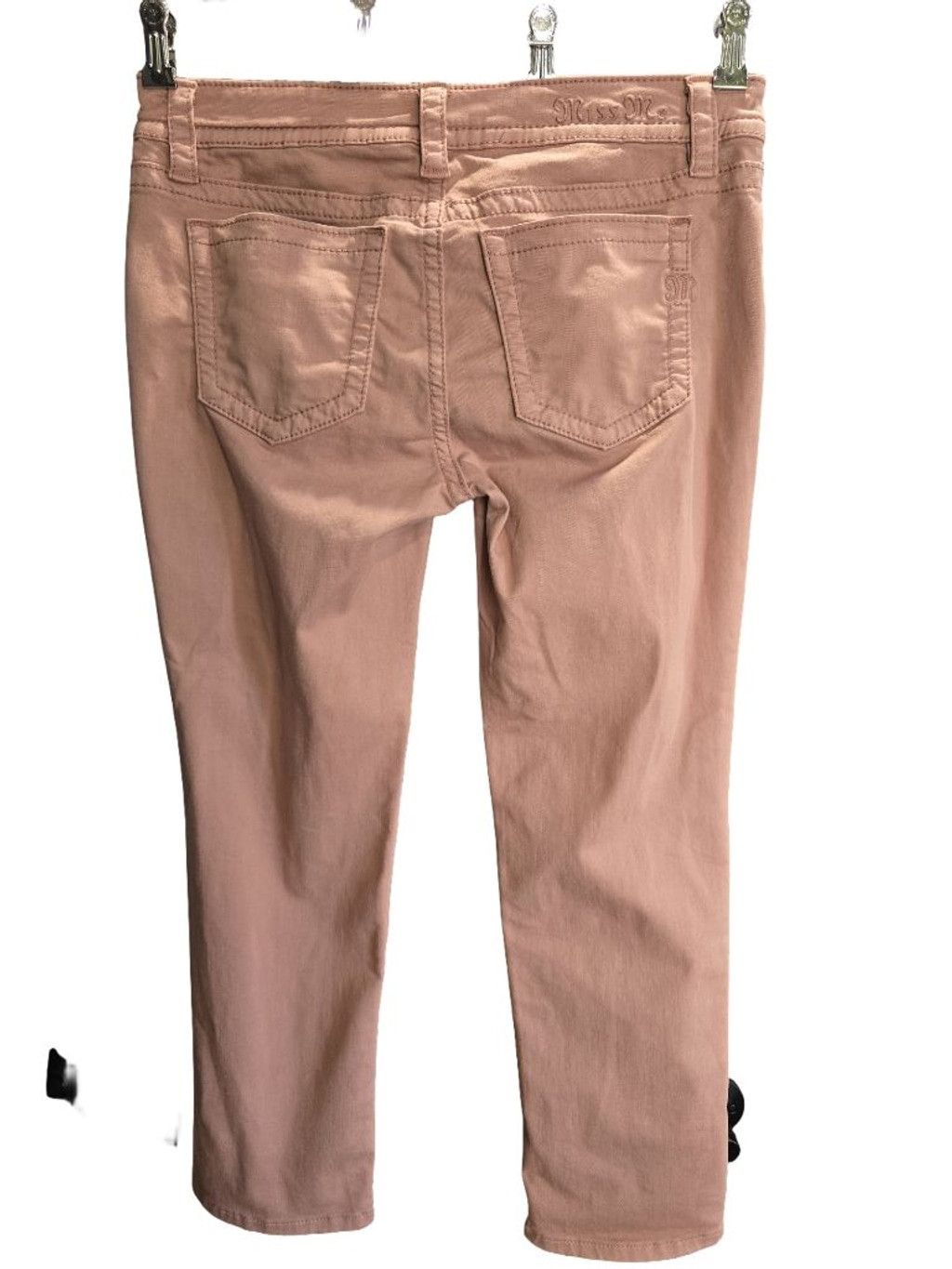 Miss Me Miss Me Jeans Dusty Rose Mid- Rise Easy Crop Jeans Size 29 Size 29" - 2 Thumbnail