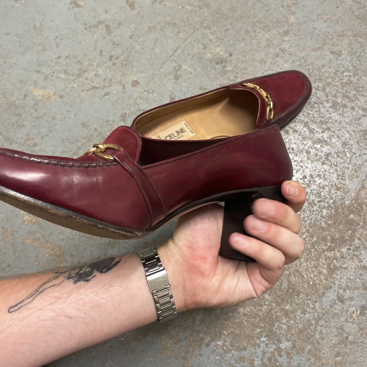 Celine × Vintage Vintage celine leather pumps Size US 9 / IT 39 - 9 Thumbnail