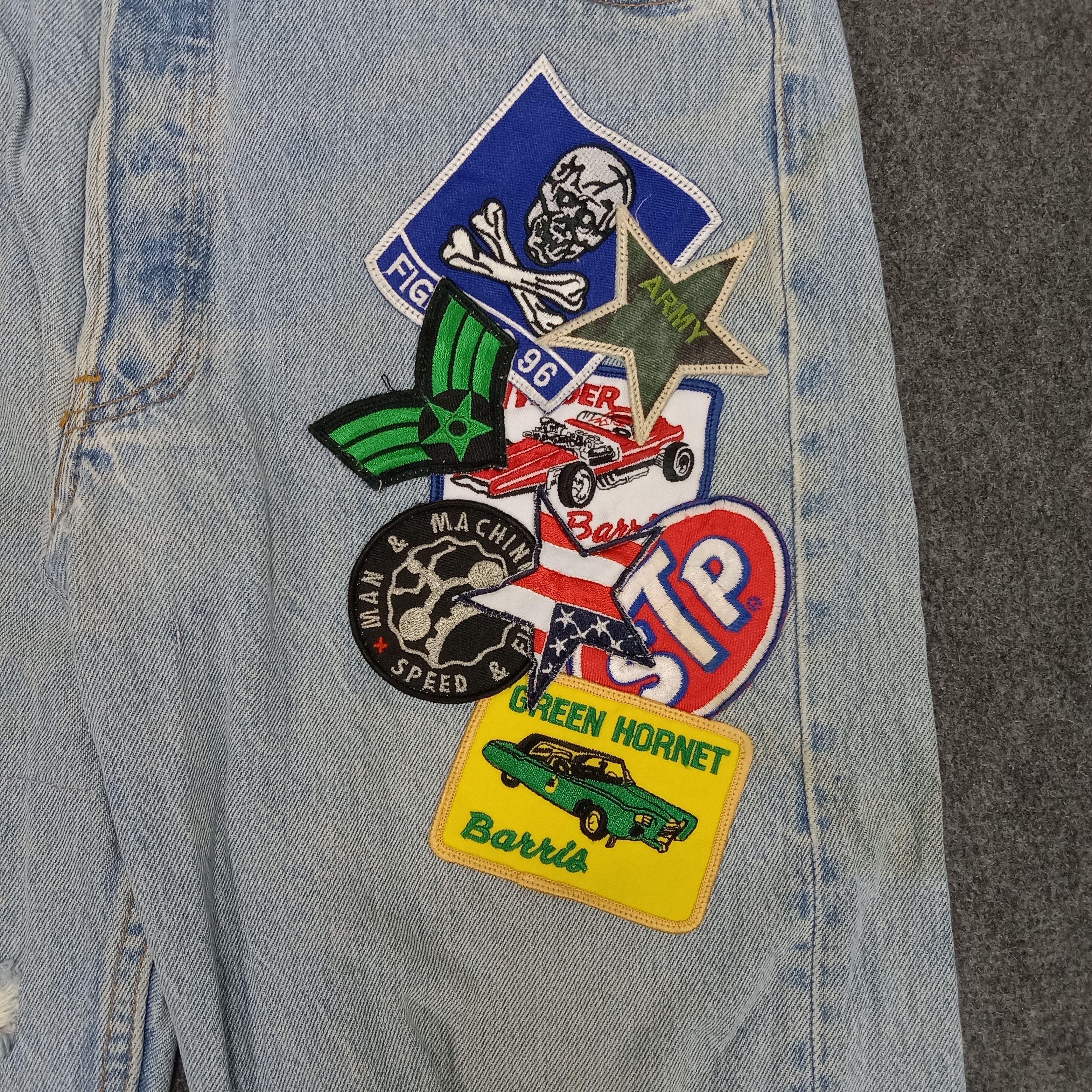 Levi's × Vintage Levi's American Style Custom Patchwork Denim Jeans Size US 33 - 4 Thumbnail