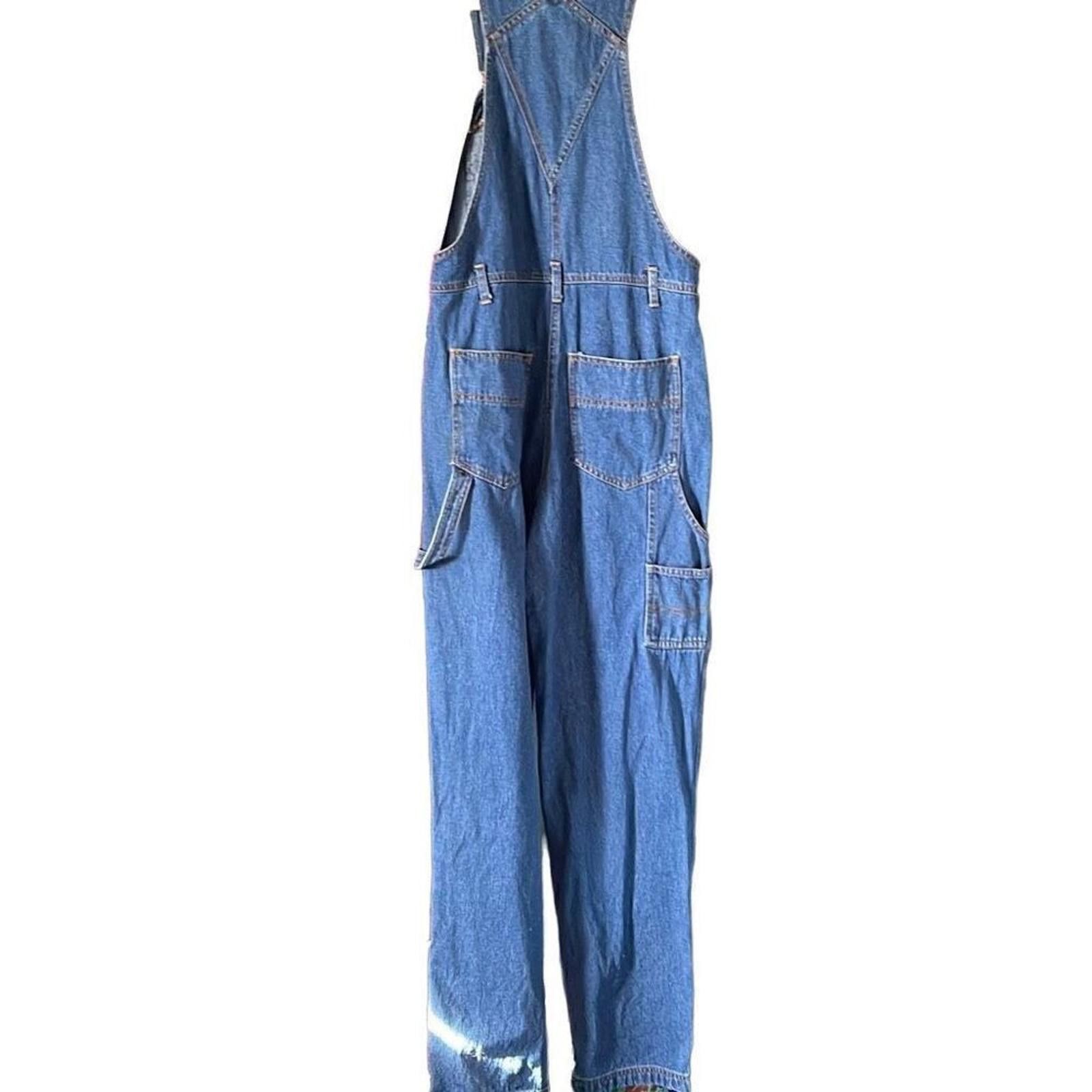 Designer Vintage Goodfellow bib overalls 3/4 Size 27" / US 4 / IT 40 - 3 Thumbnail