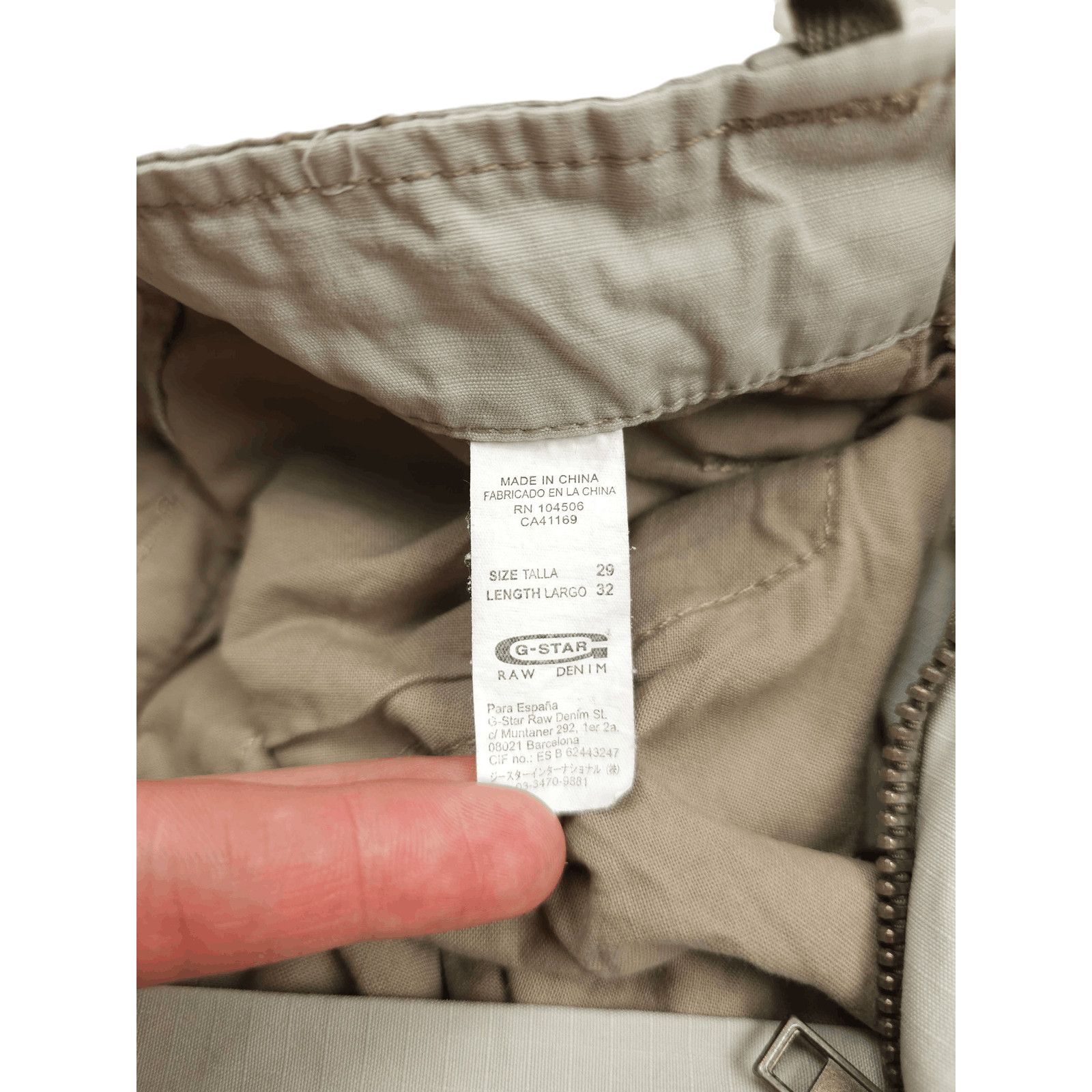 G-Star 💎 G-Star Raw 3301 Blan Pants Cargo Pants Blan Pant 90's Y2K Size US 36 / EU 52 - 18 Thumbnail