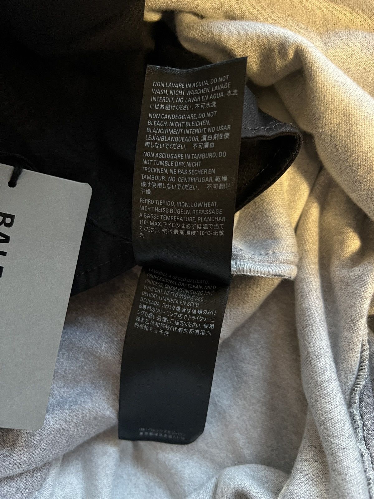 Balenciaga Balenciaga Trompe L'oeil Sweatpants Black/ Grey Sz. S Size US 30 / EU 46 - 11 Thumbnail