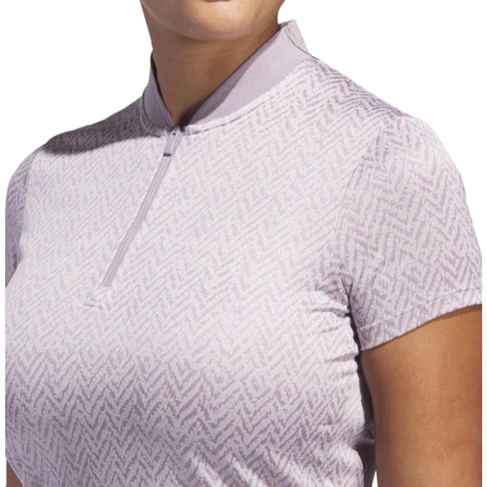 Adidas adidas Polo Shirt - XS - Women’s Ultimate365 Jacquard Color Preloved Fig - Short Sleeve - Regular - NWT Size XS / US 0-2 / IT 36-38 - 3 Thumbnail