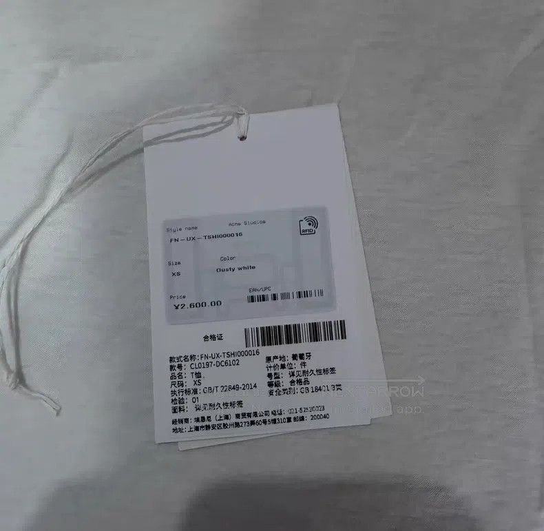 Acne Studios Acne Studios Dirty Wash Vintage 1966 Slogan Long-Sleeve Sh Size US XS / EU 42 / 0 - 4 Thumbnail