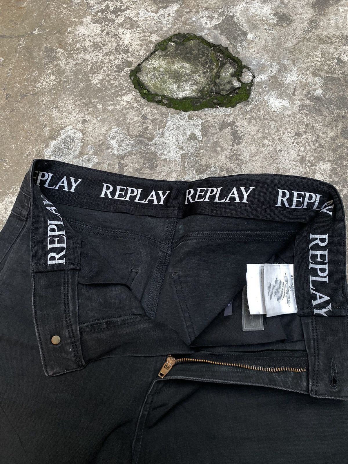 Replay Replay Faded Black Joggers Size US 30 / EU 46 - 3 Thumbnail