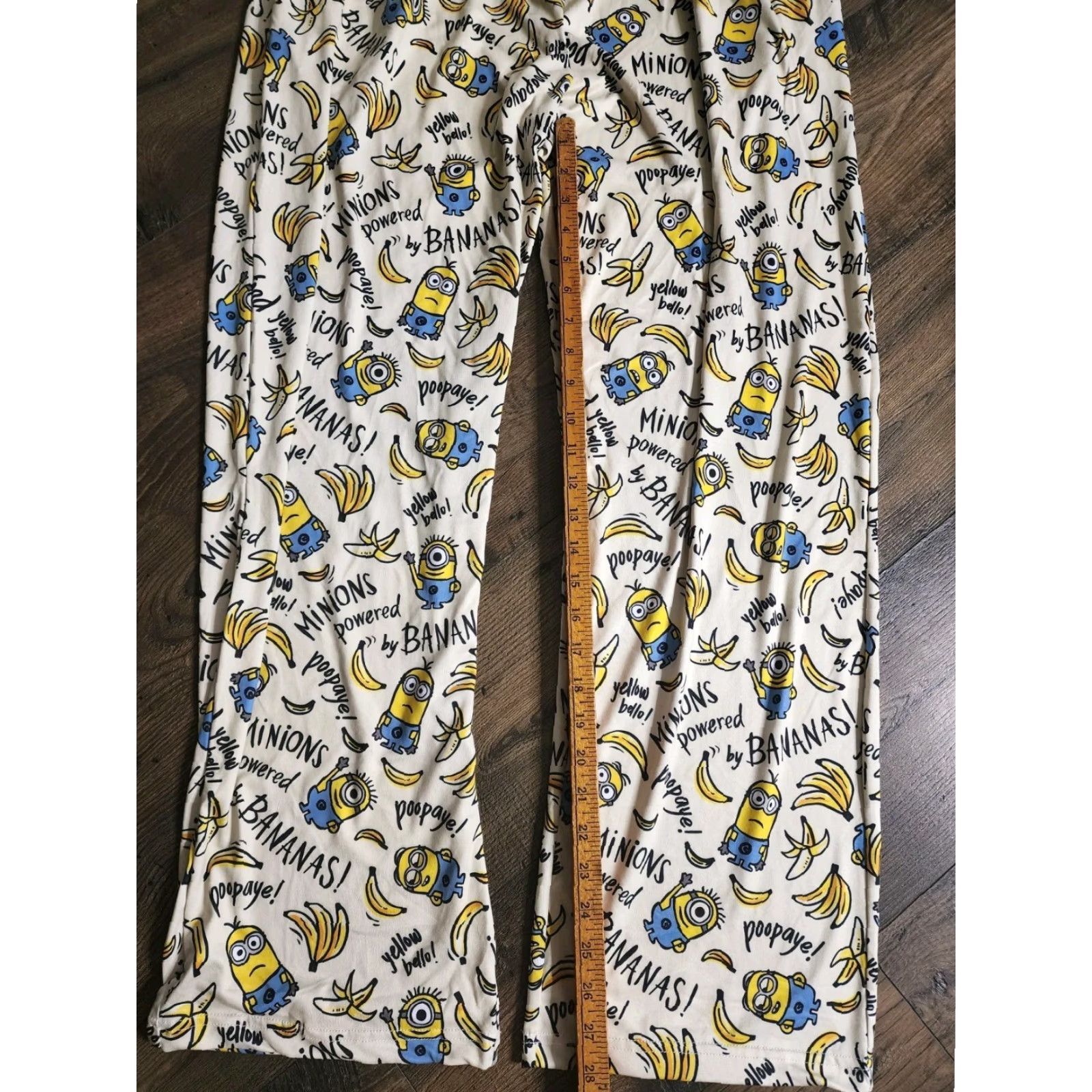 Gloverall Womens L Despicable Me Minions Soft Pajama Pants All Over Print Size 36" / US 14 / IT 50 - 2 Thumbnail