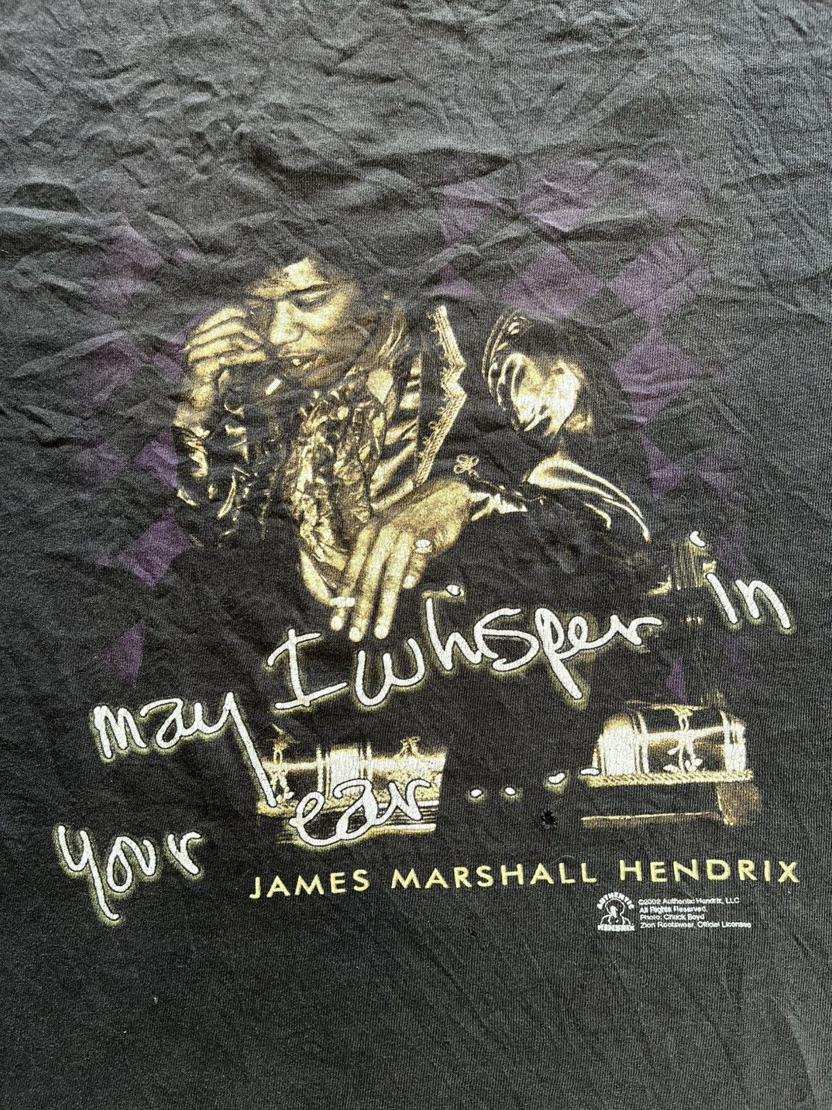Vintage Vintage Jimmy Hendrix t- shirt 2002’s Size US XL / EU 56 / 4 - 2 Thumbnail