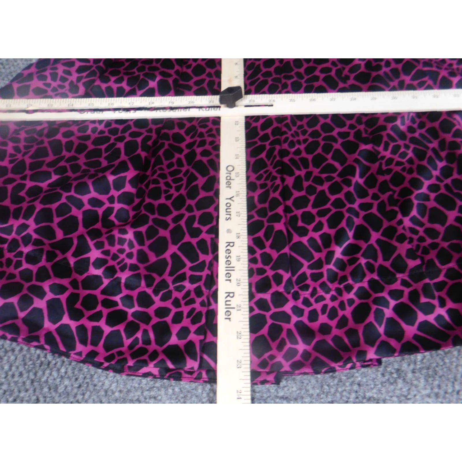 Vintage Style&Co Skirt Womens A-Line 4 Purple Denim Zipper Short Mid Rise Regular Stretch Vintage No N/A Size 27" / US 4 / IT 40 - 4 Thumbnail