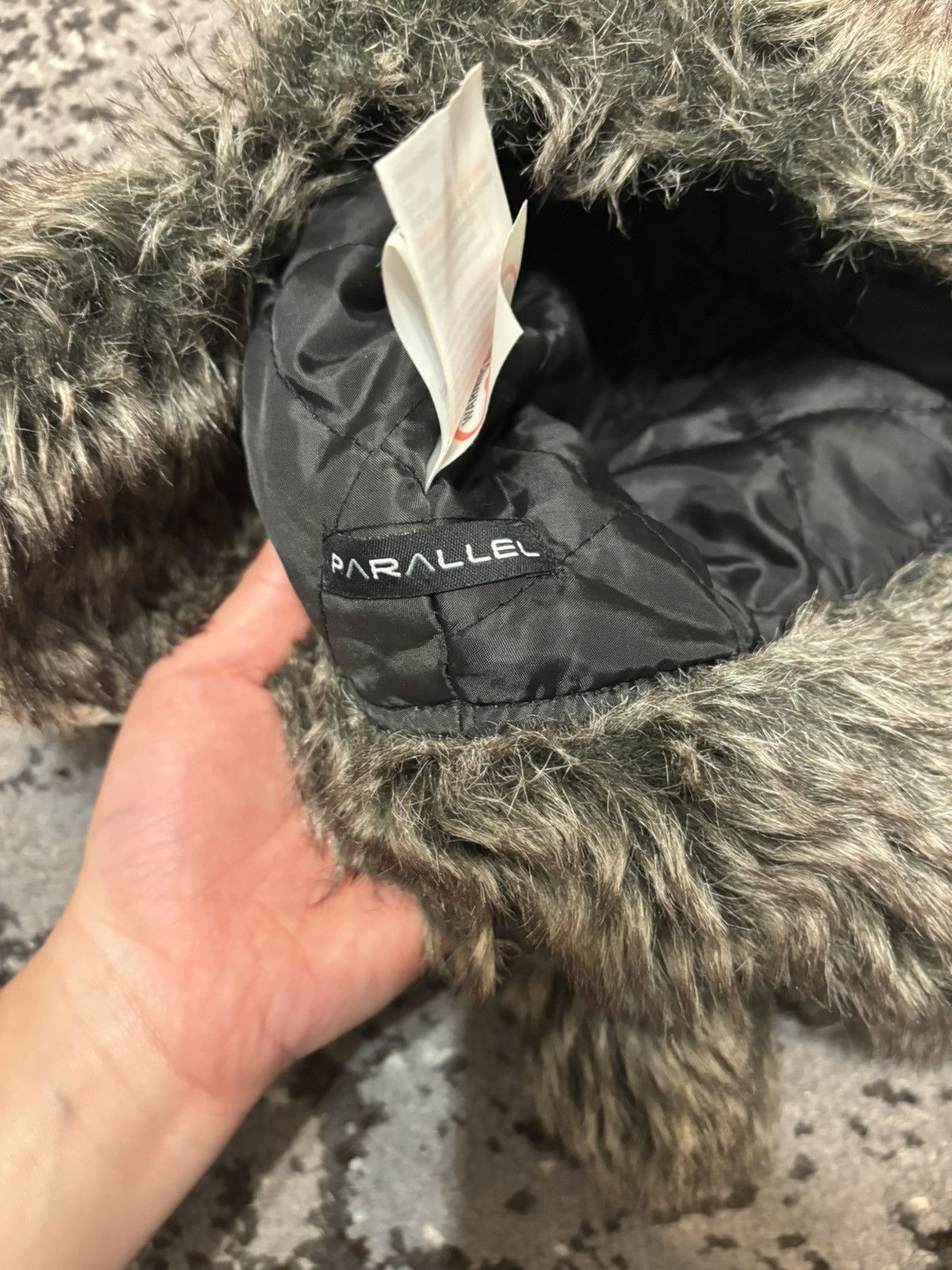 Japanese Brand × Vintage Japanese Vintage Parallel Fur Alt Emo Trapper Ear Hat Size ONE SIZE - 4 Thumbnail